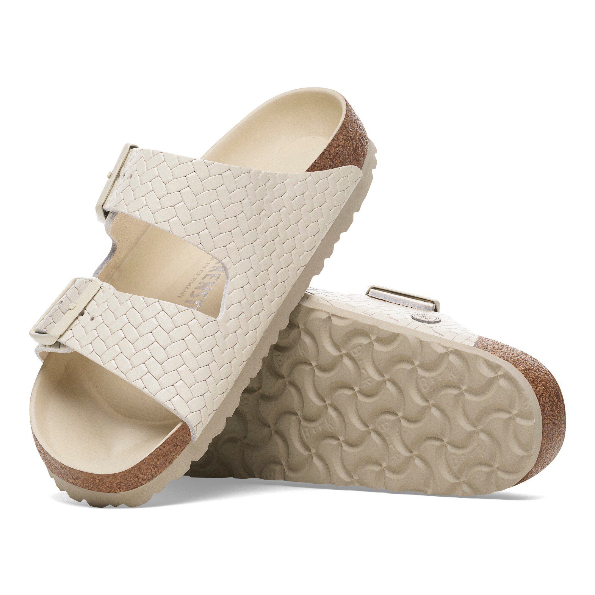 Arizona Rivet Logo Natural Leather with outer sole details