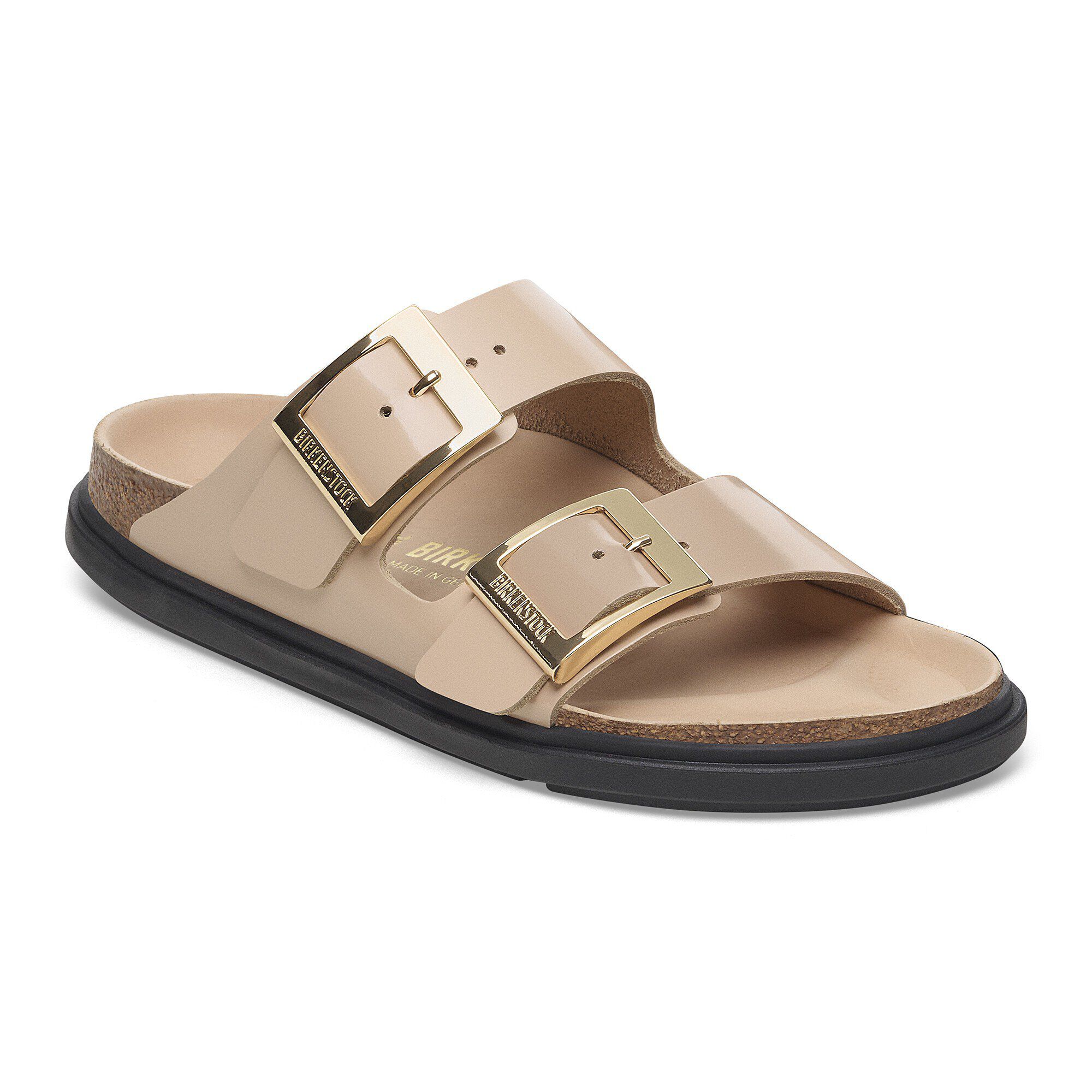 Arizona Droplet Buckle Natural Leather Patent - main image