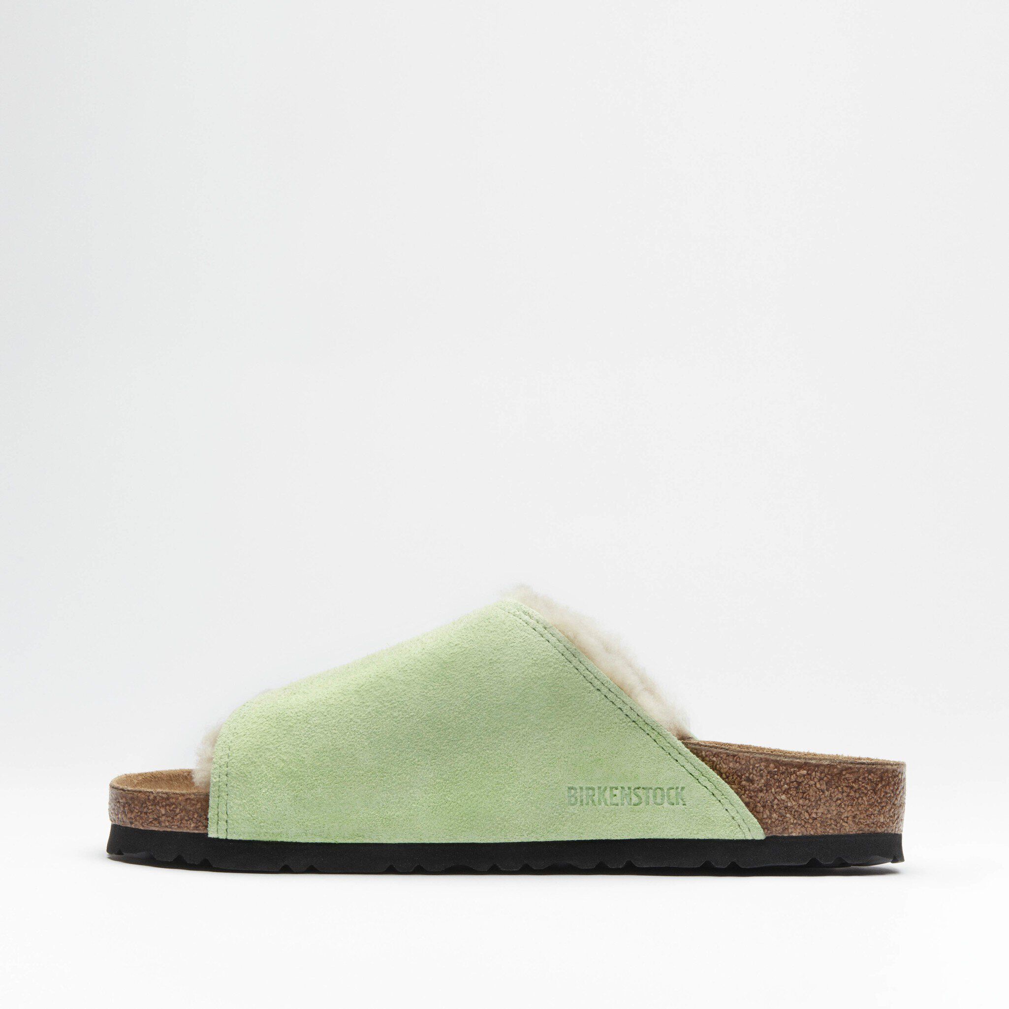 Stussy × BIRKENSTOCK Solana Washed Green Stüssy Solana Suede Leather in Green | BIRKENSTOCK Bahrain