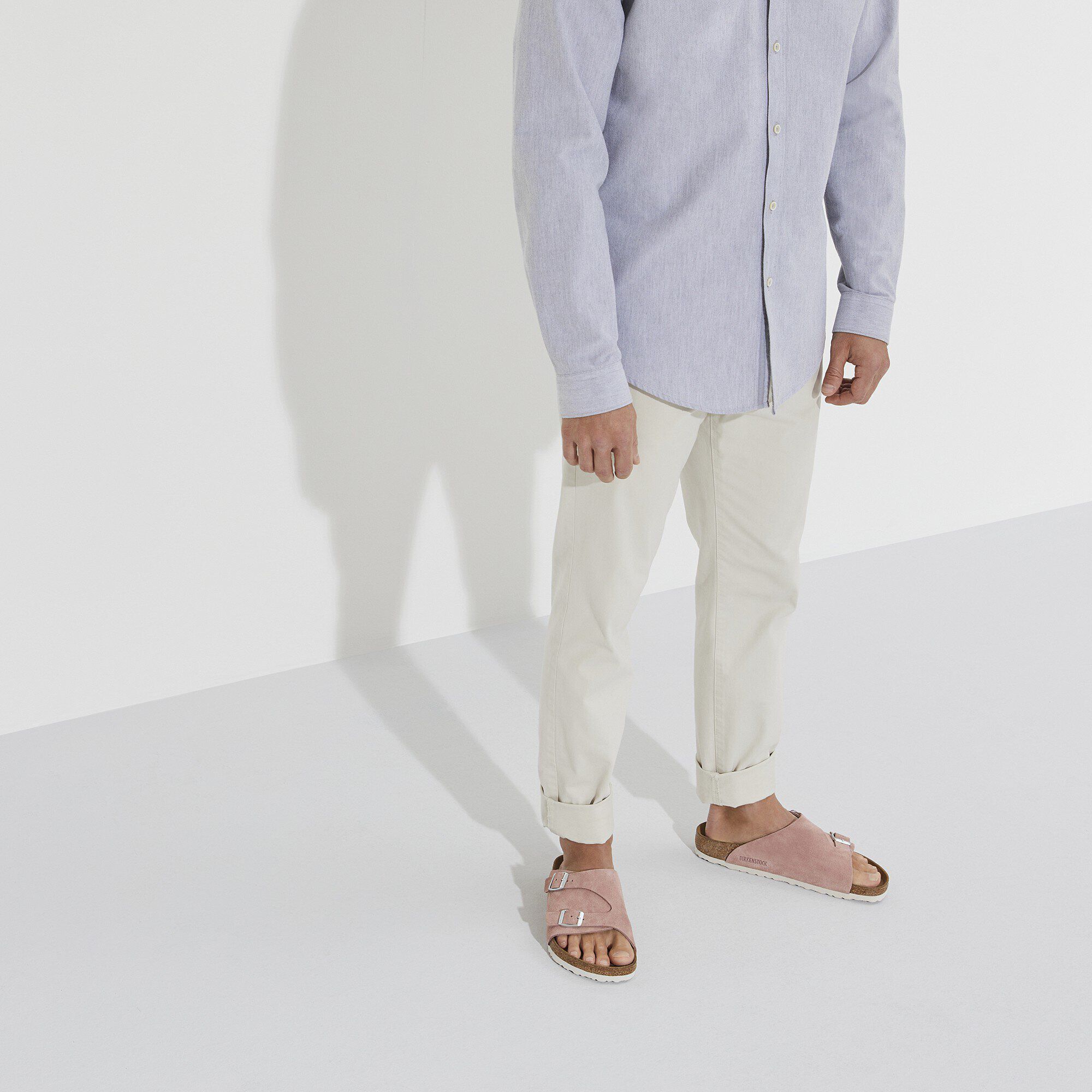   Close-up with a male model