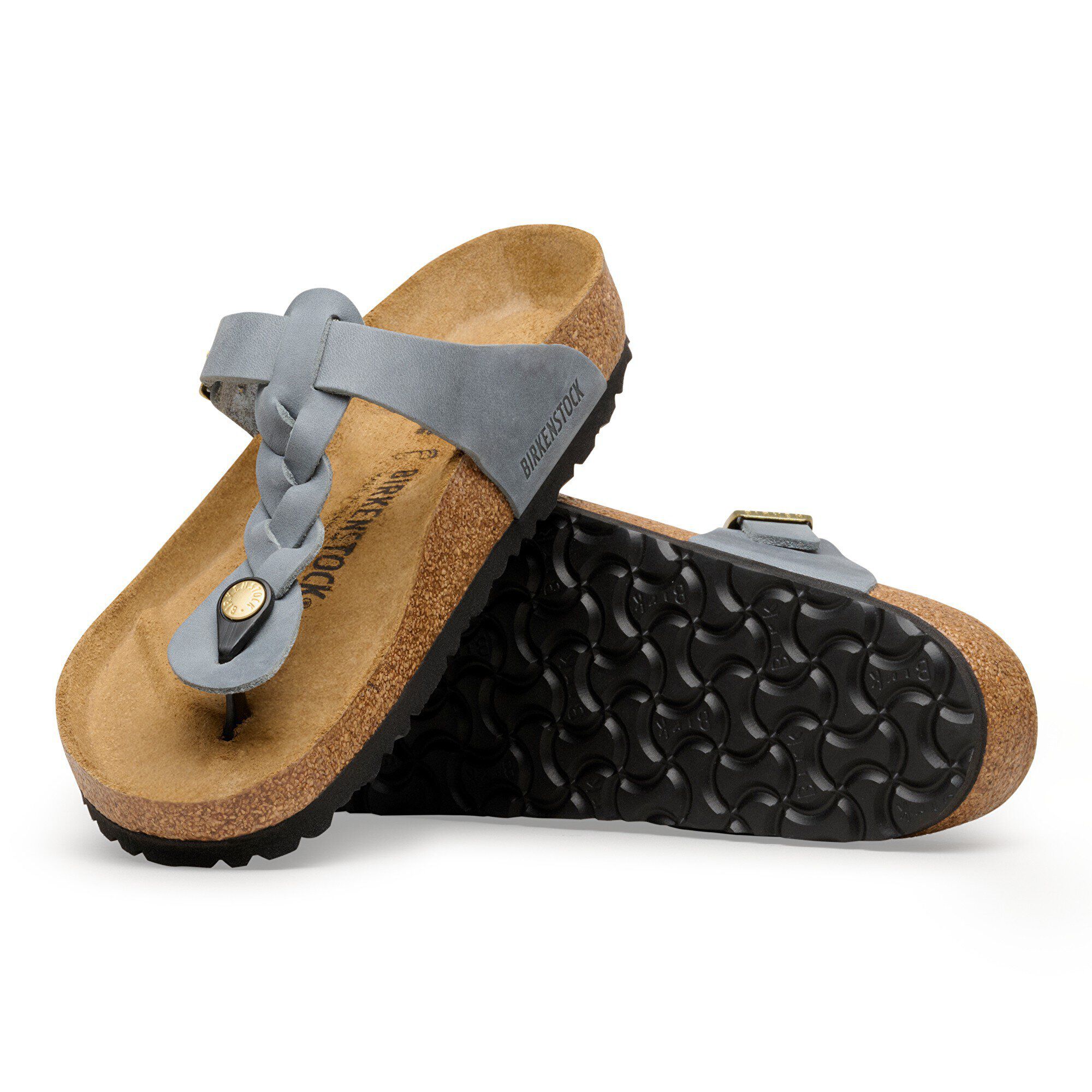 جيزة جلد معزز بالزيوت with outer sole details