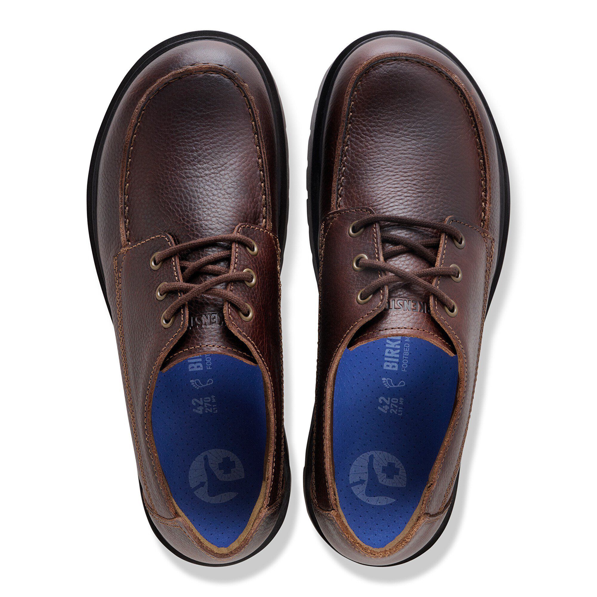 Highwood Moc Lace Low Natural Leather - a top view