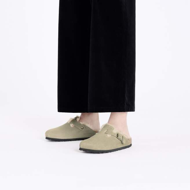 Boston Shearling Suede Leather