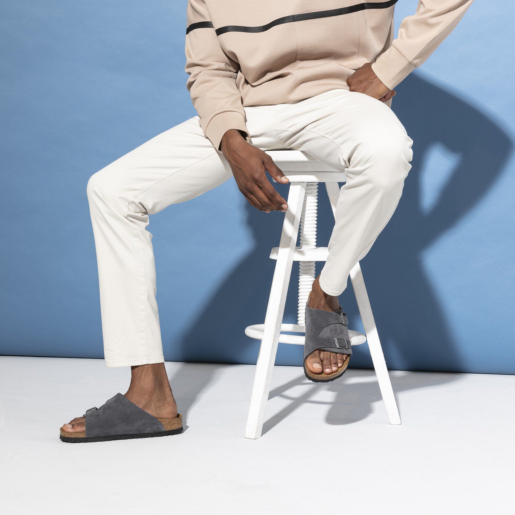   Close-up with a male model