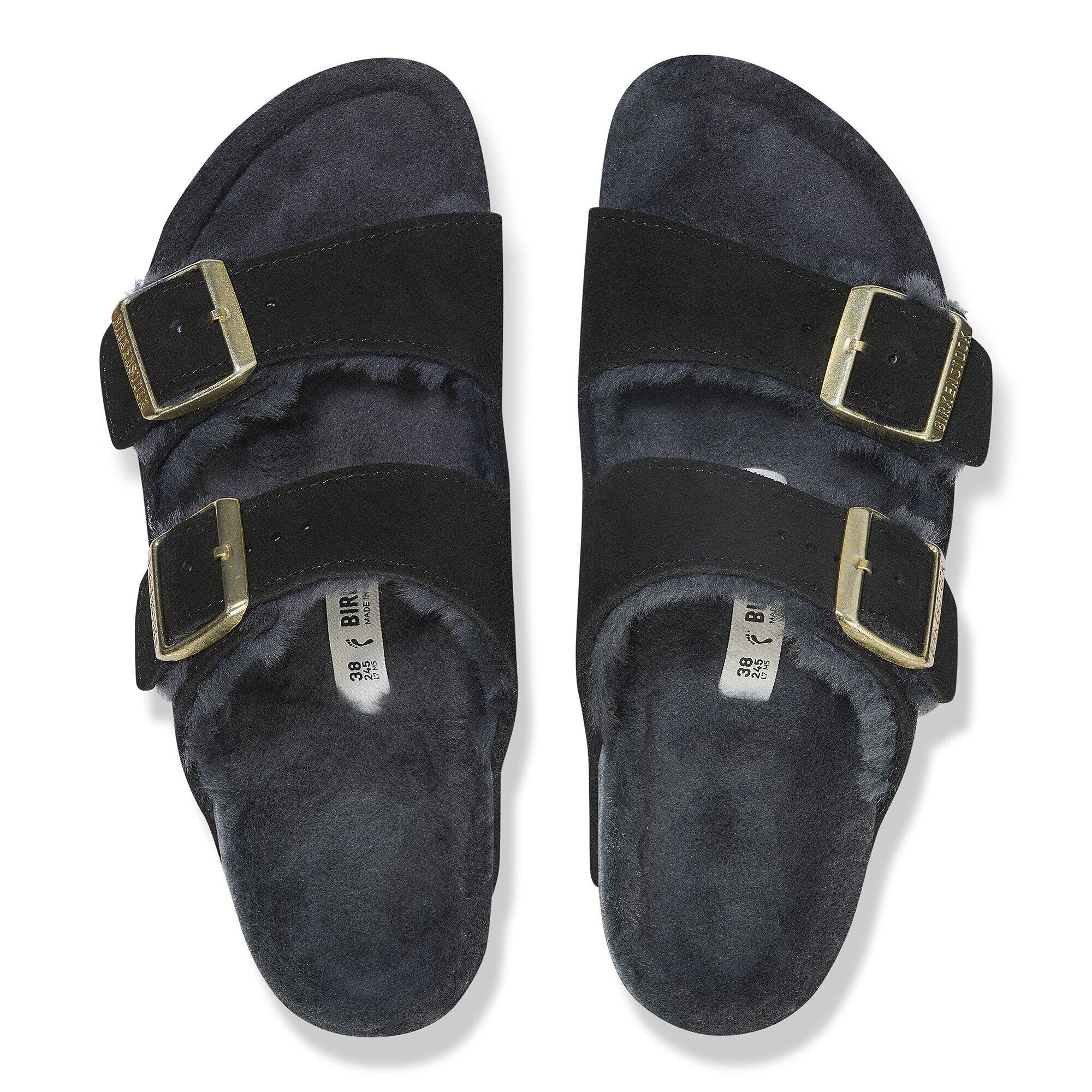 Arizona Shearling Suede Leather