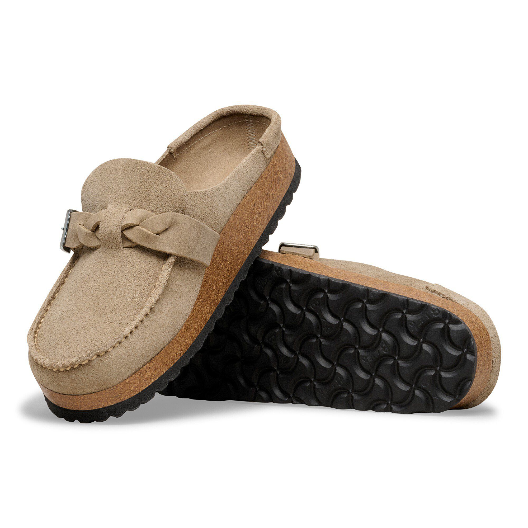 Buckley  Braided Veloursleder with outer sole details