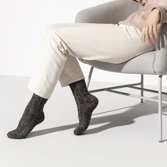 جوارب تويست قطنية للنساء قطن/بولي أميد/إيلاستين