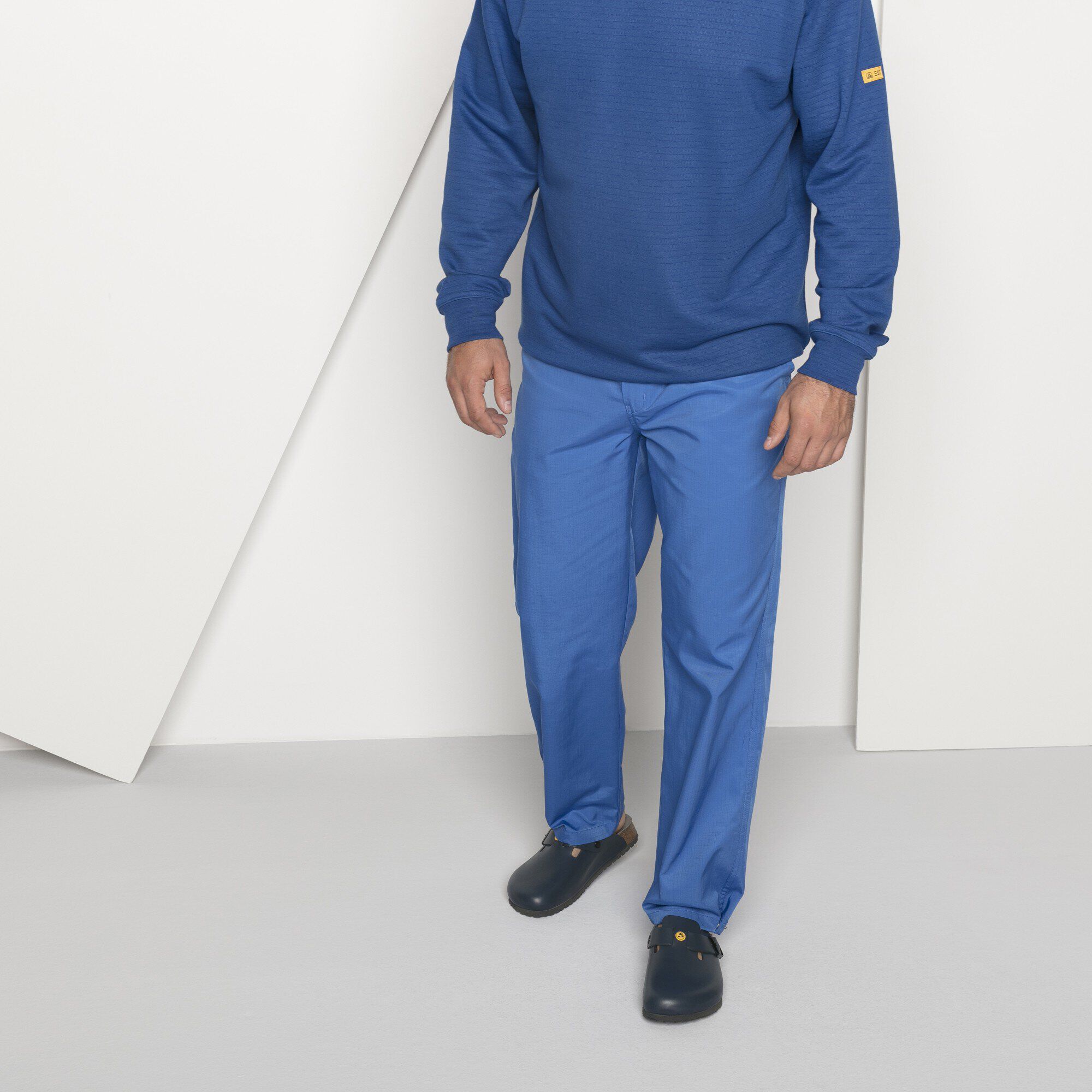 Boston ESD Naturleder Close-up view showing material detail