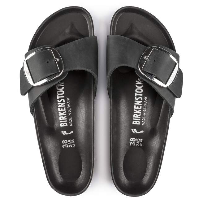 Madrid Big Buckle Cuero engrasado