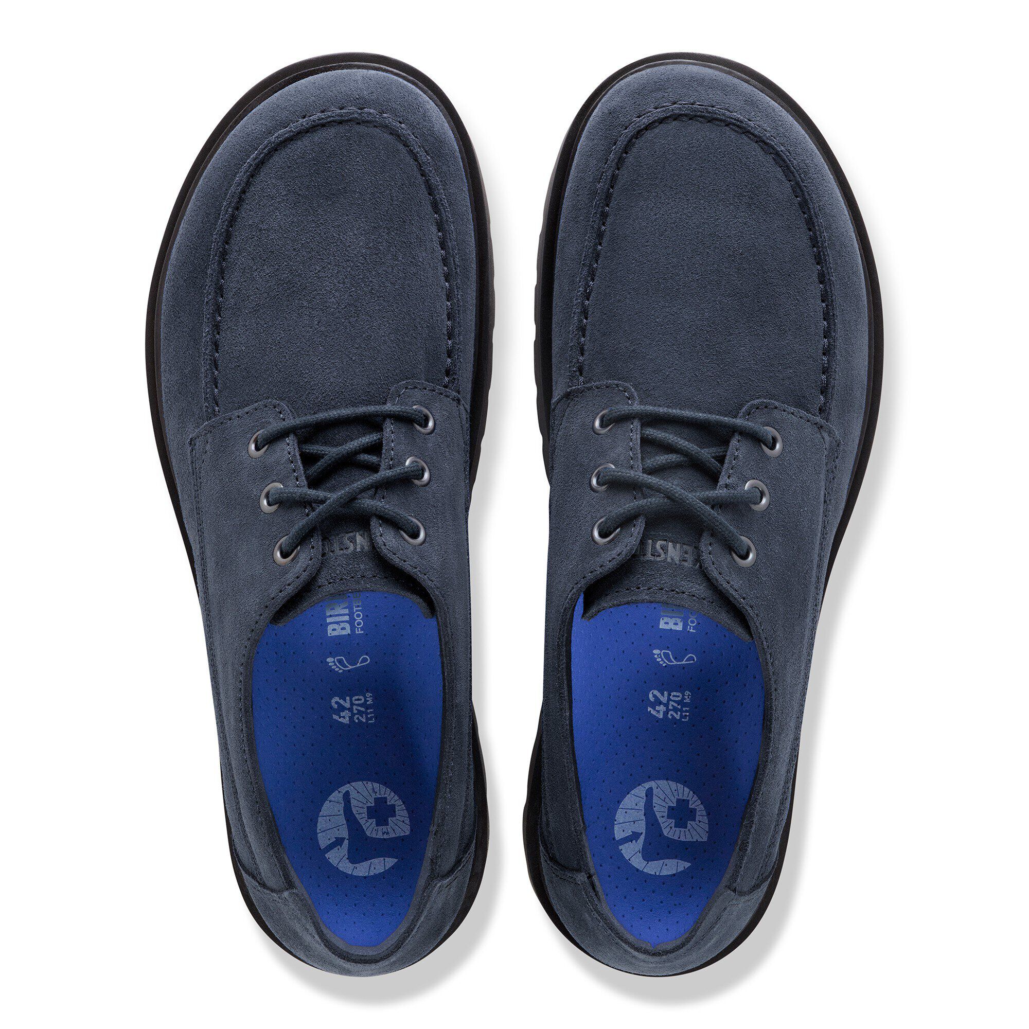 Highwood Moc Lace Low Suede Leather - a top view