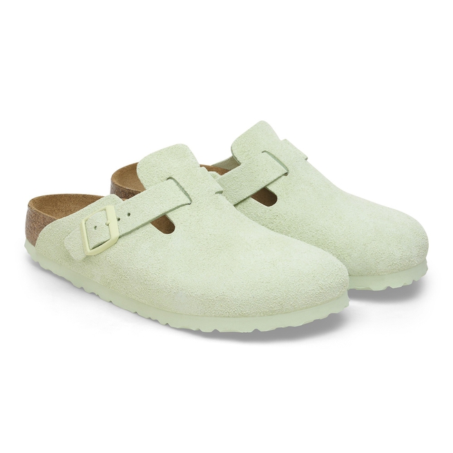 Boston Soft Footbed Suede Leather Boston Soft Footbed Suede Leather