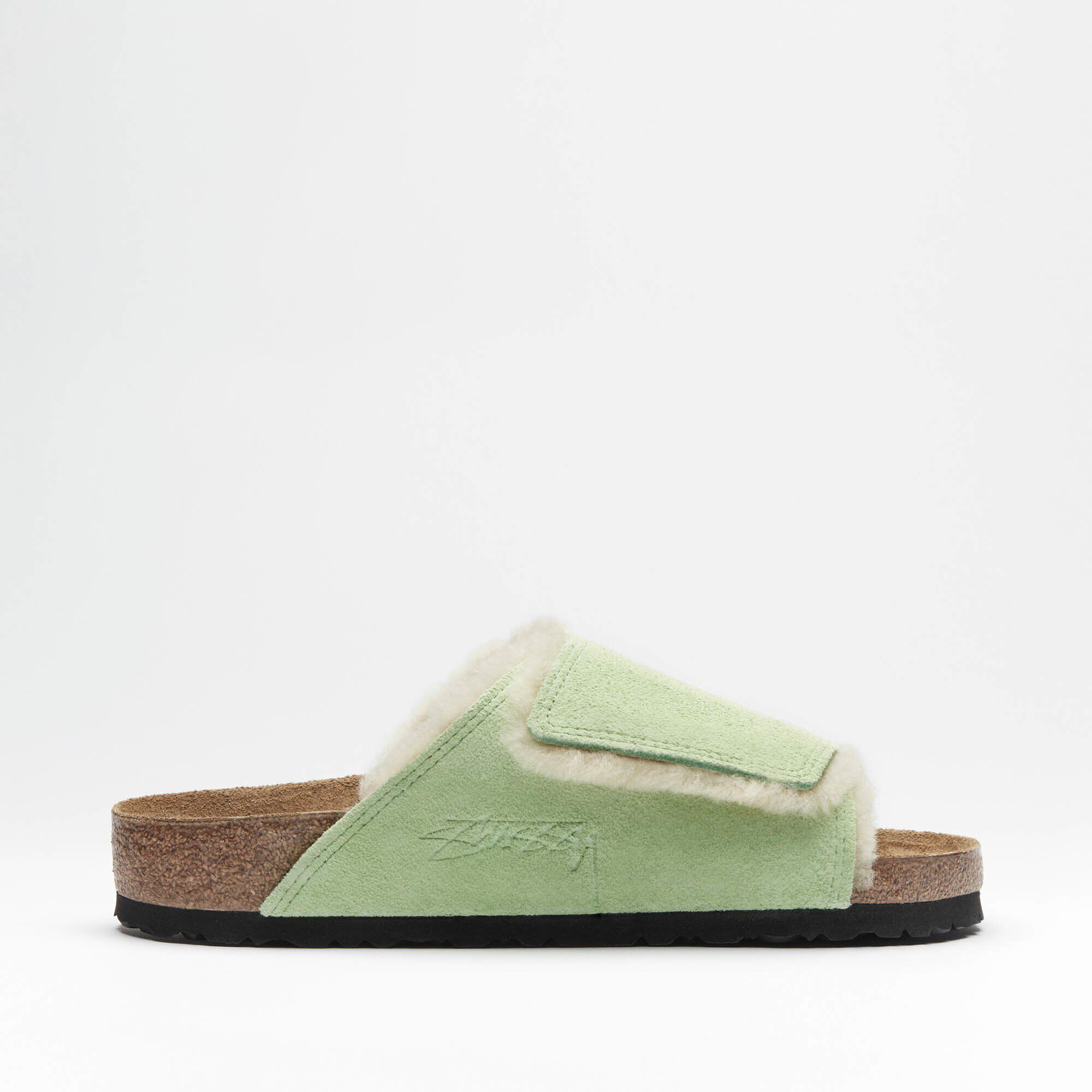 Stüssy Solana Suede Leather in Color Green | BIRKENSTOCK Bahrain