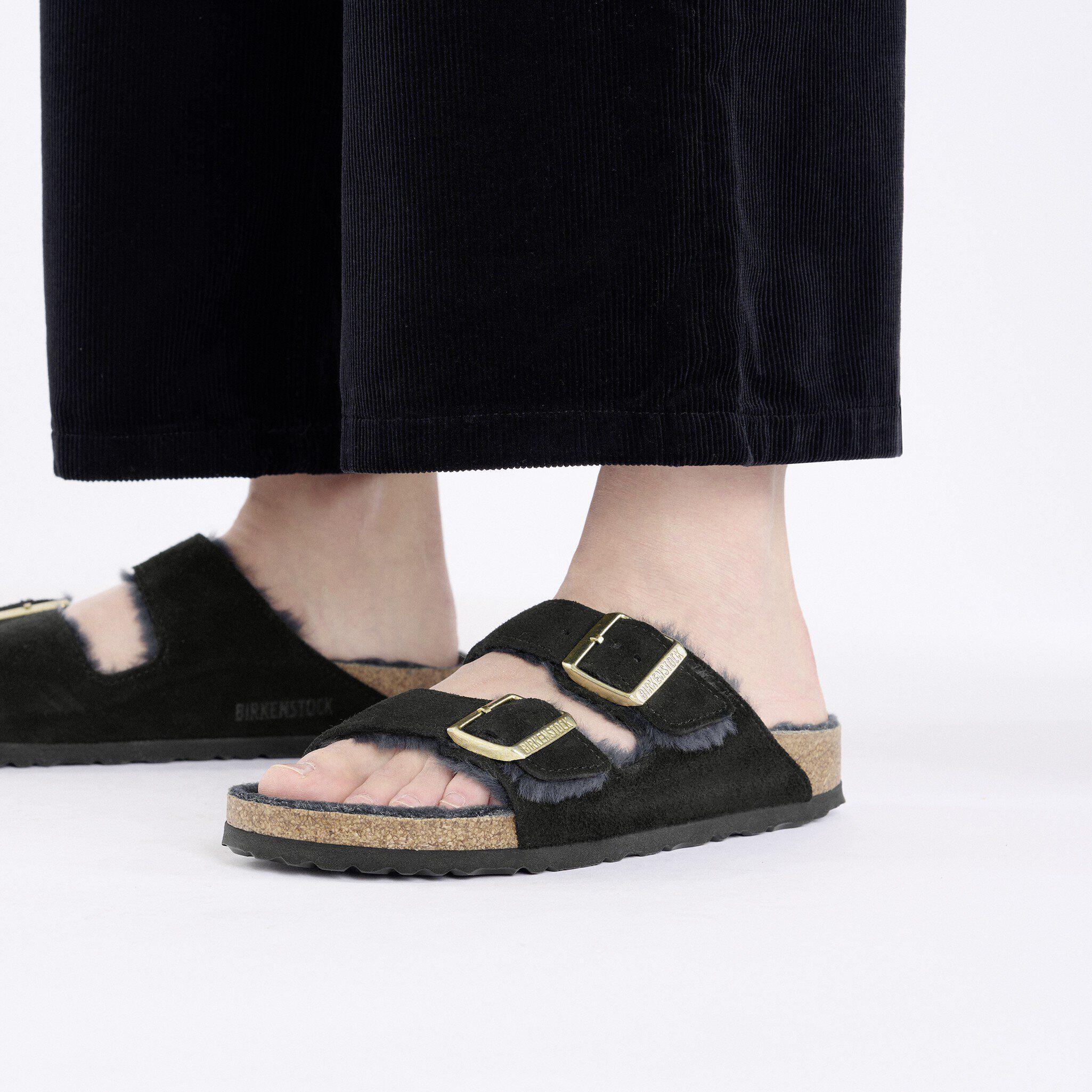 Arizona Shearling Suede Leather