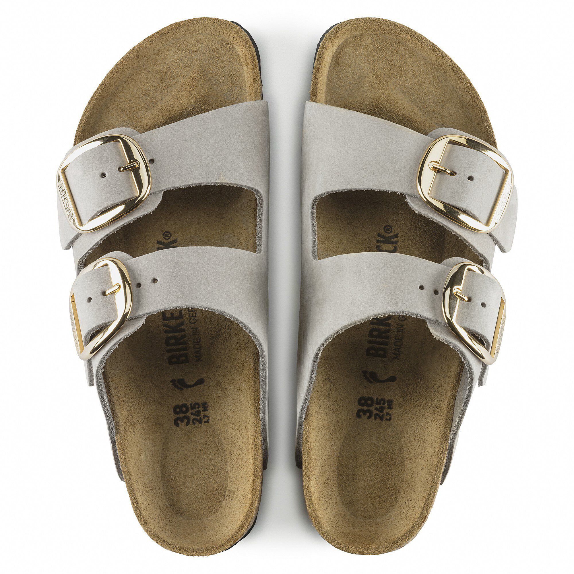 Arizona Big Buckle Nubuk Leather - a top view