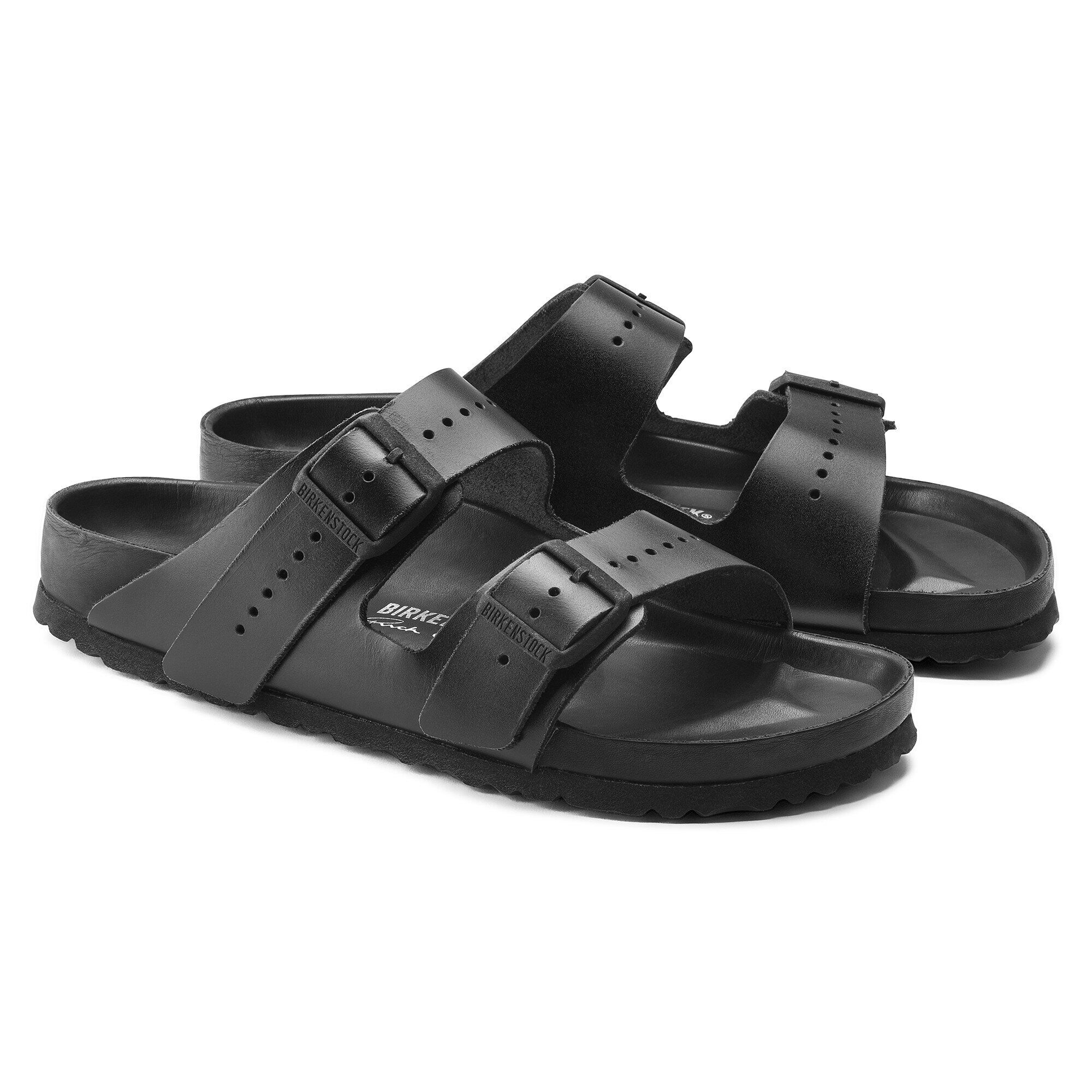 Rick Owens Arizona Smooth Leather in Color Amalfi Black
