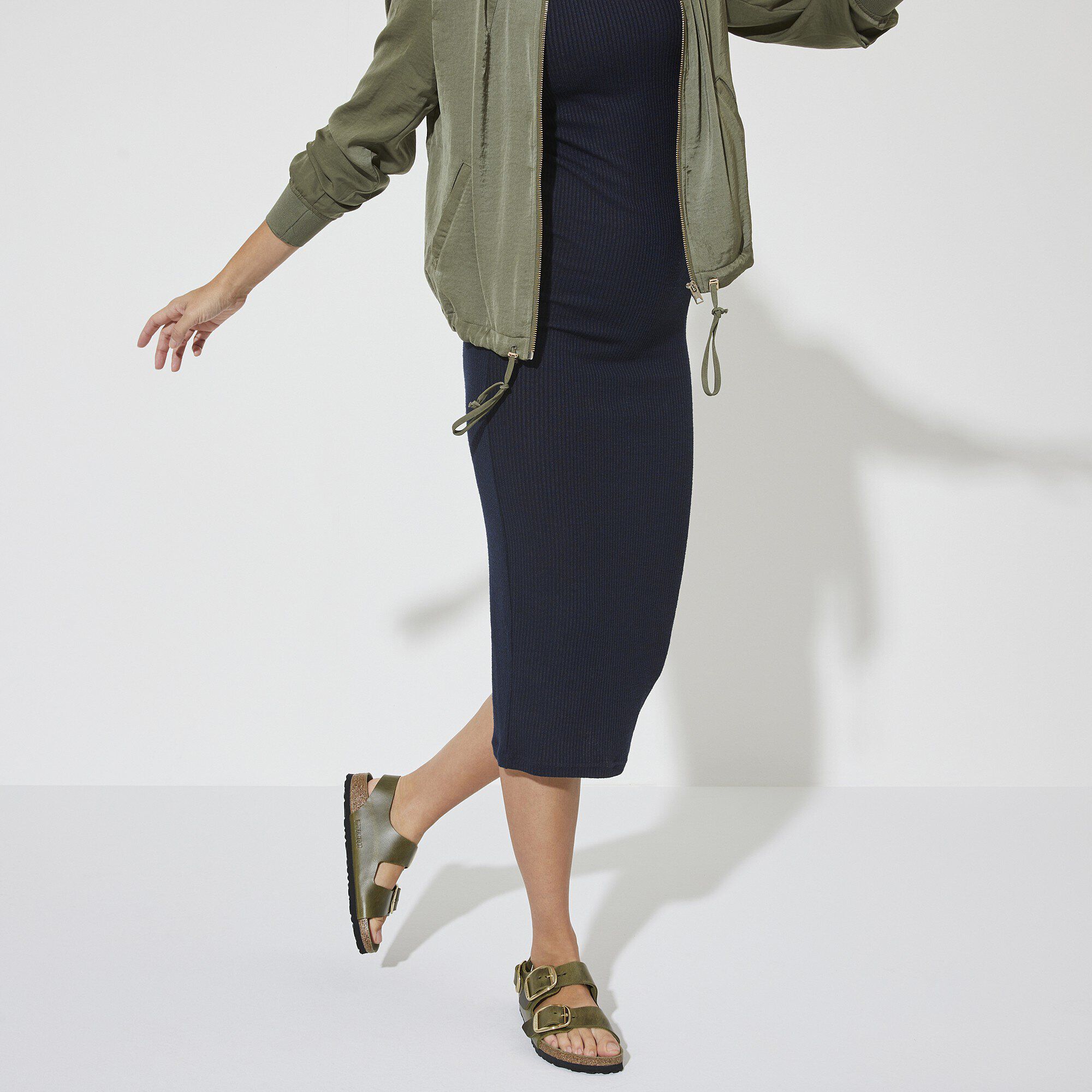 ميلانو بابزيم كبير جلد معزز بالزيوت