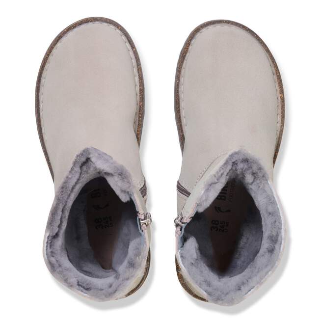 Uppsala Zip Shearling Suede Leather