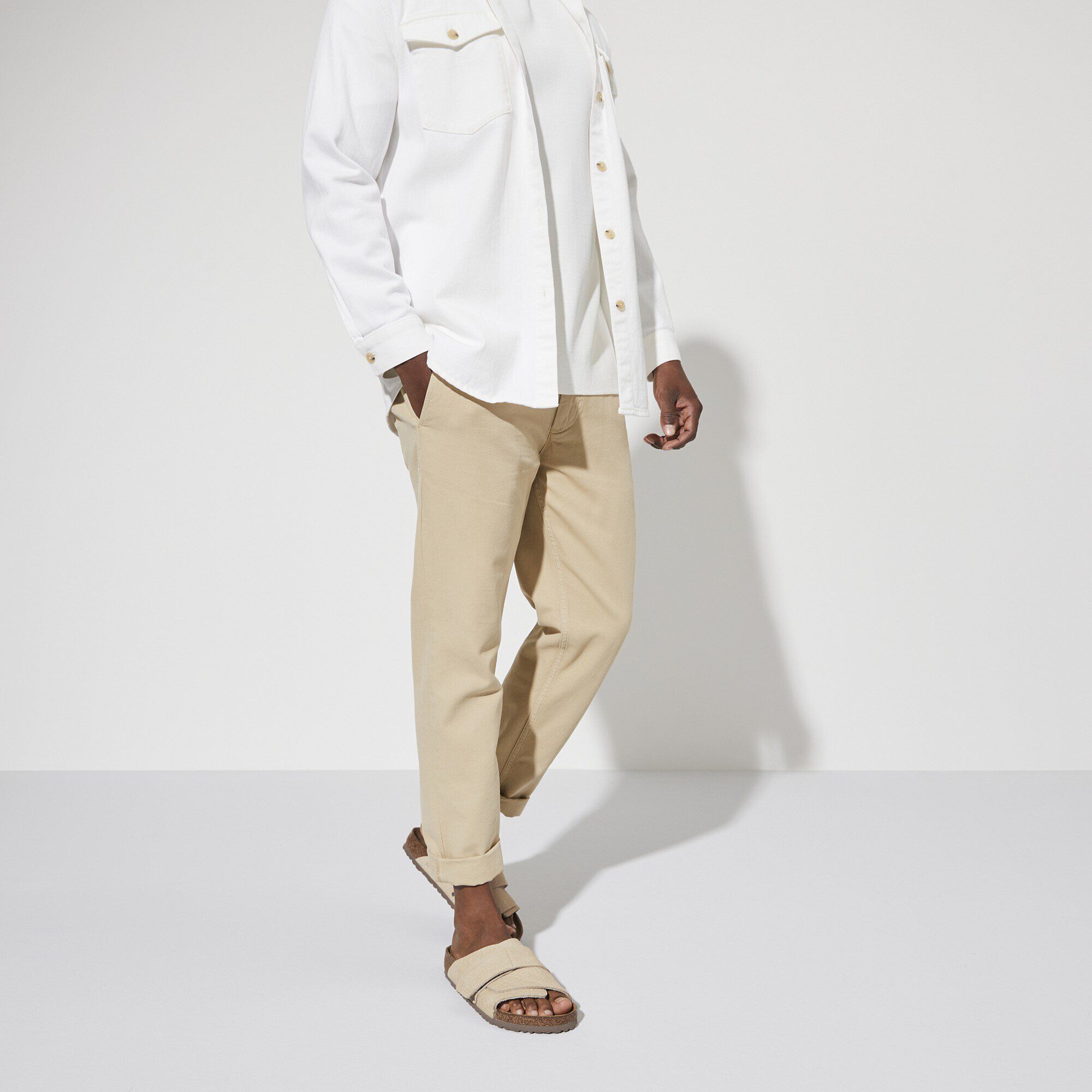   Close-up with a male model