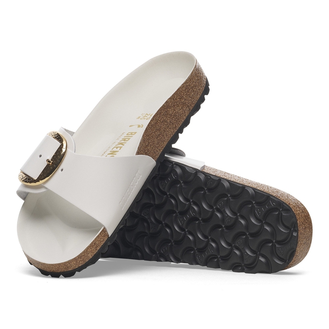 Madrid Big Buckle Natural Leather Patent Madrid Big Buckle Natural Leather Patent