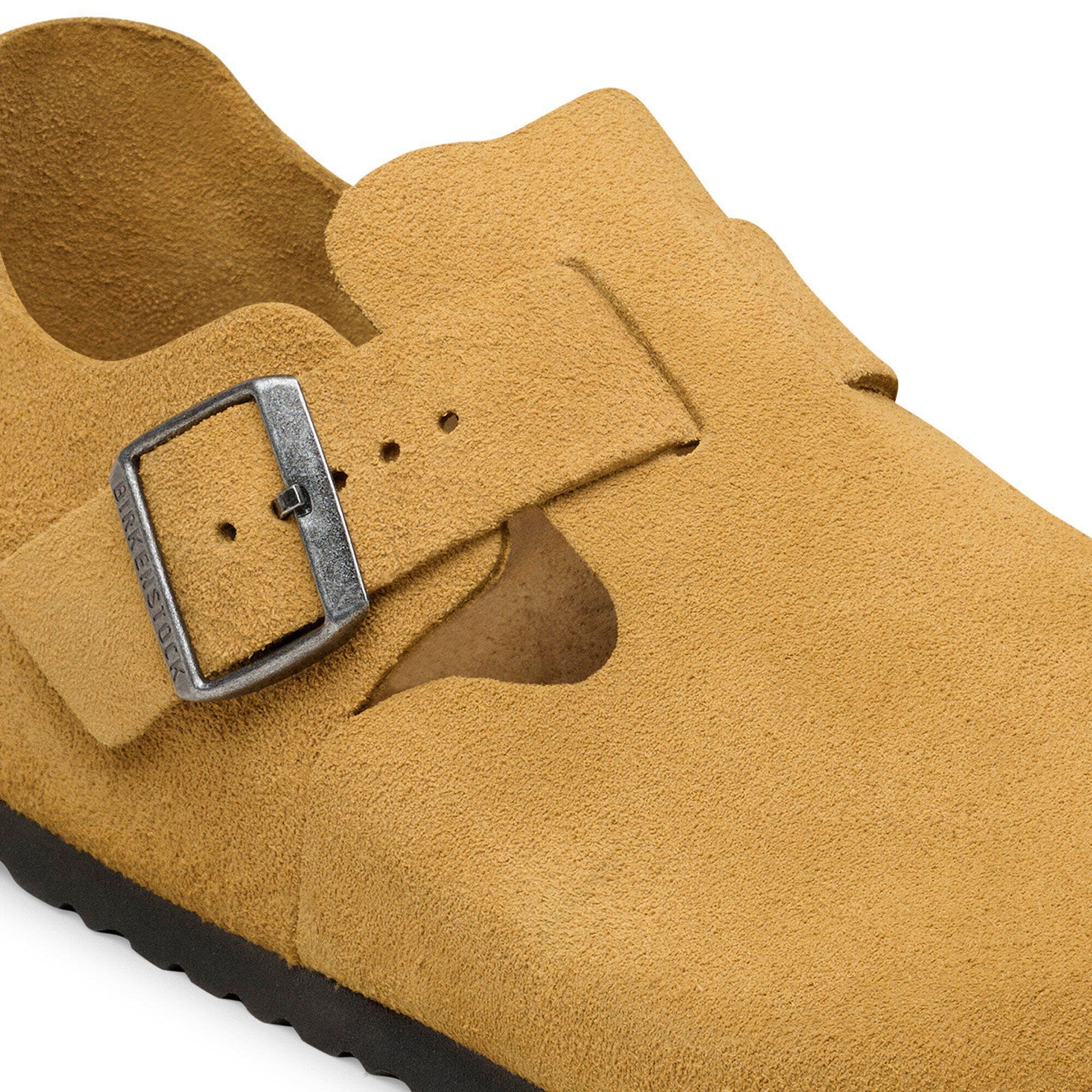 London Suede Leather in Color Cork Brown | BIRKENSTOCK Oman