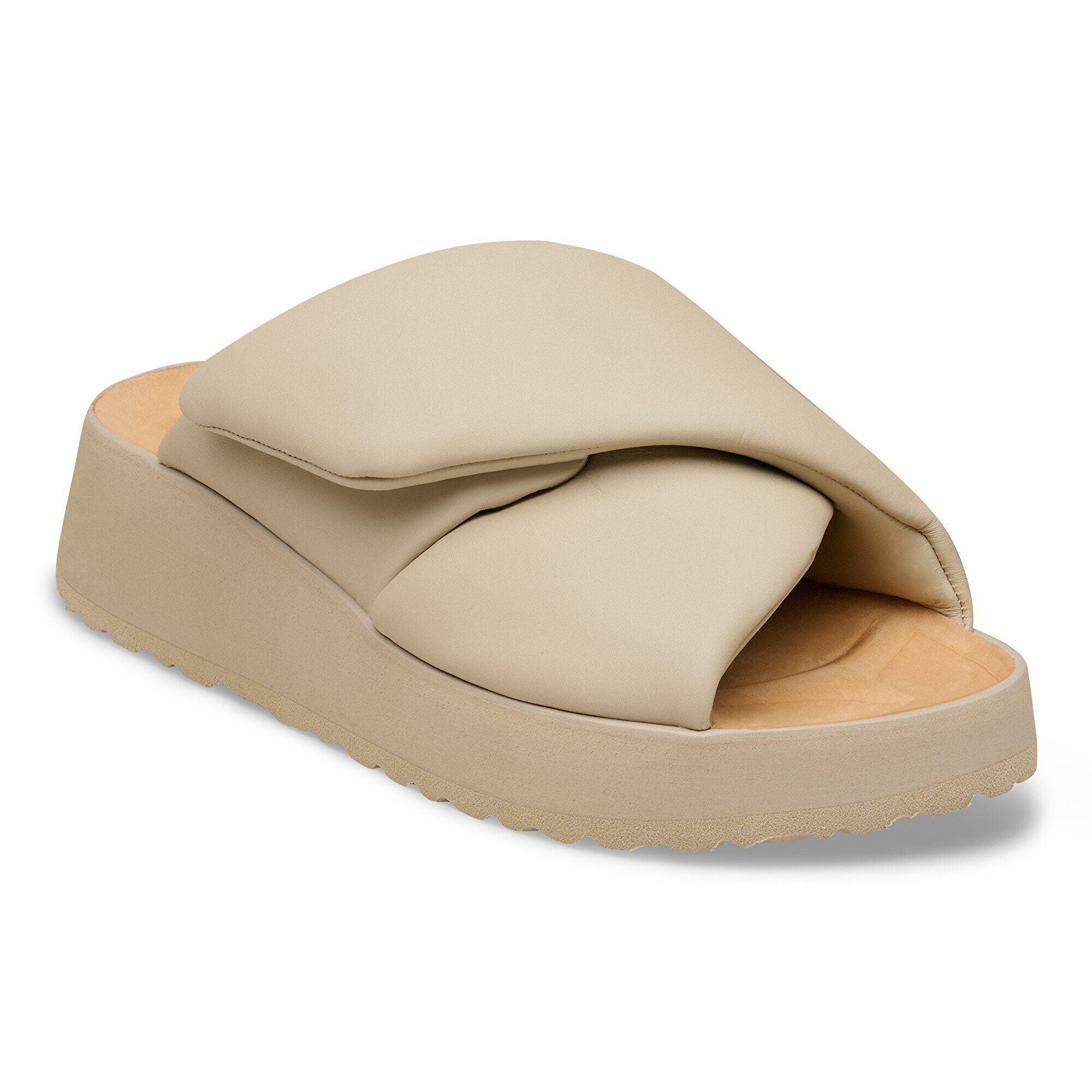 Theda Cross Strap Naturlæder - main image