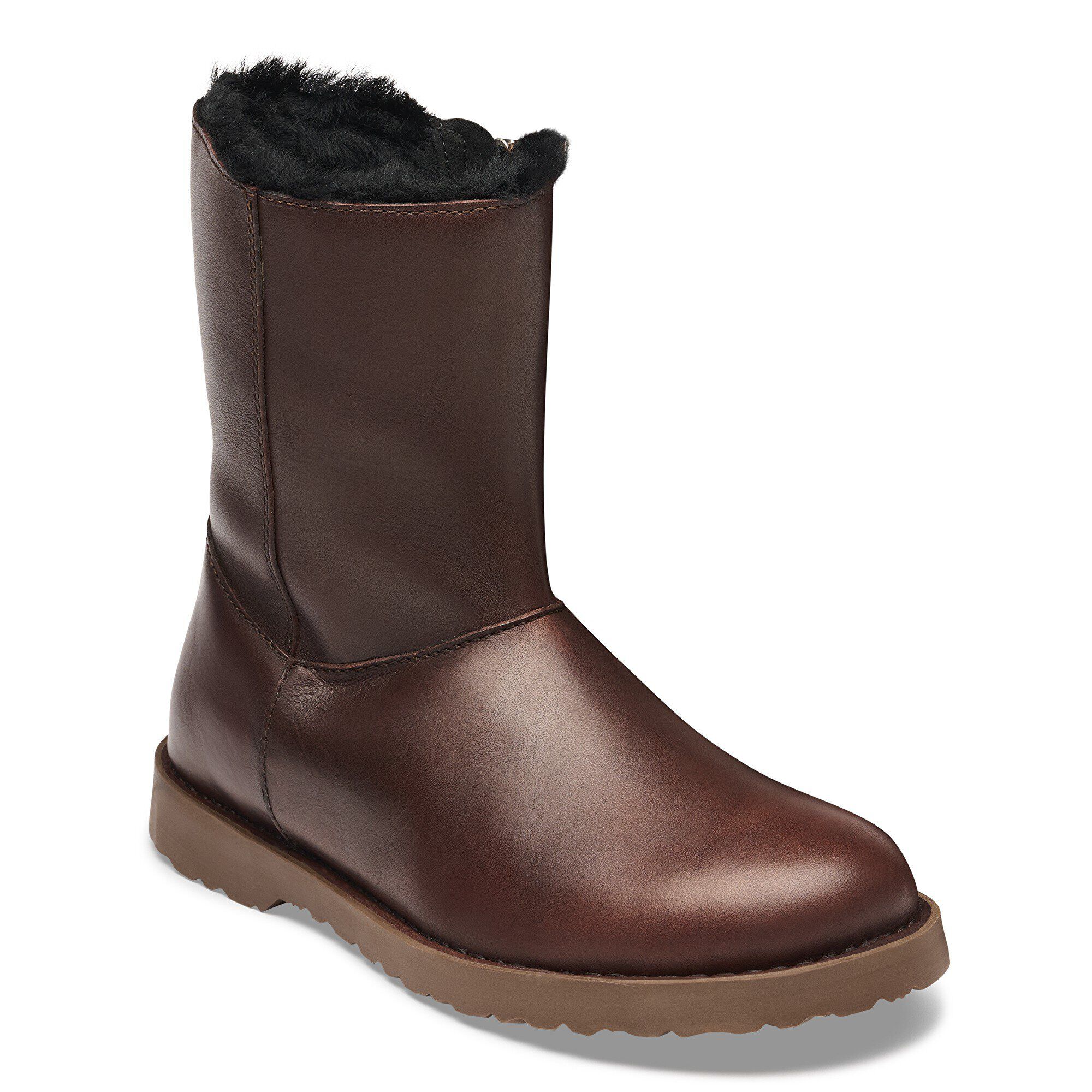 Uppsala Zip Shearling Naturleder - main image