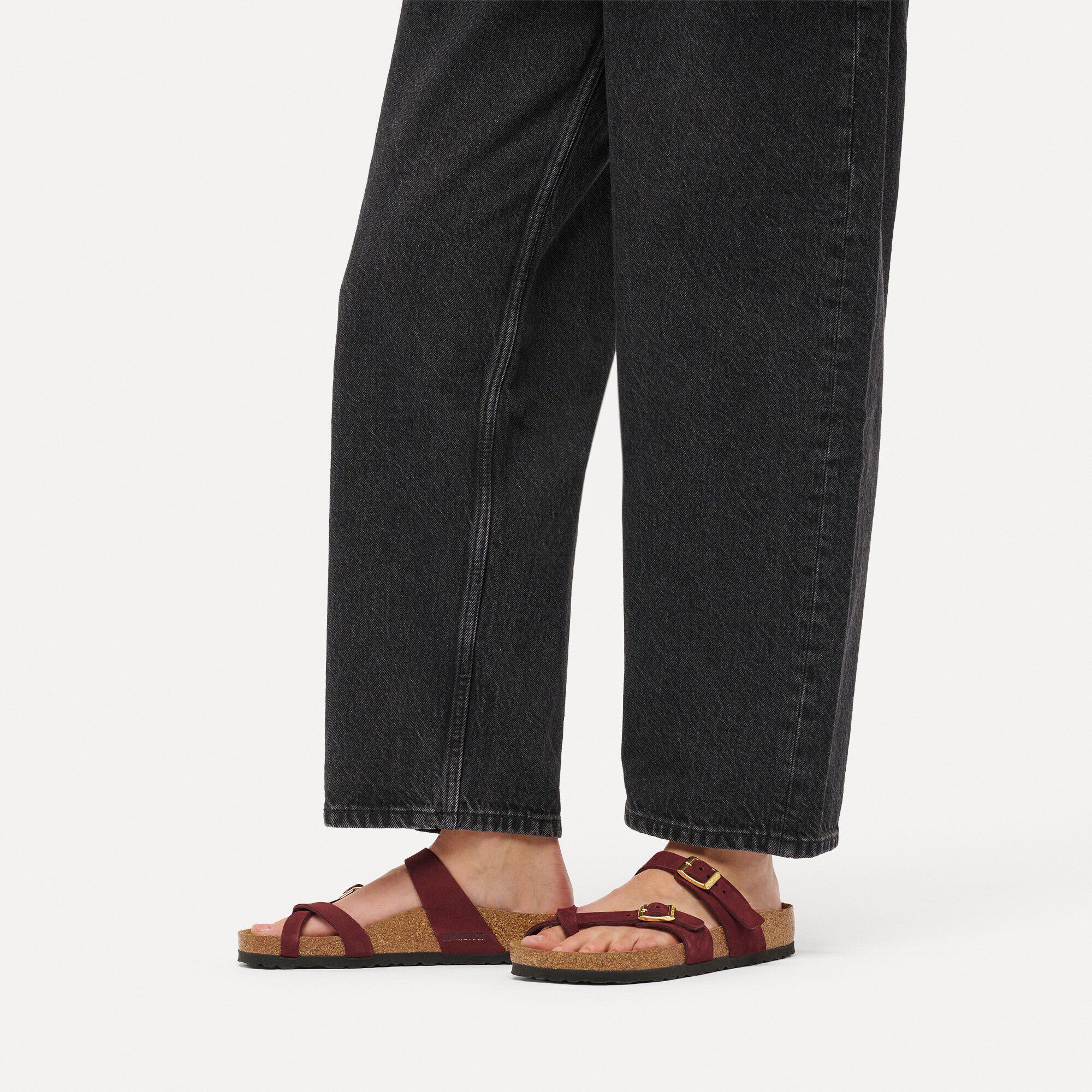   with a female model