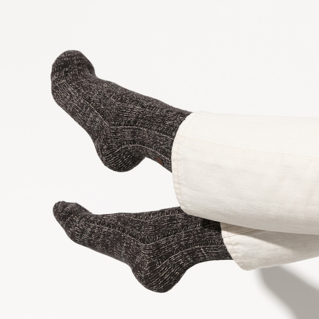 جوارب تويست قطنية للنساء قطن/بولي أميد/إيلاستين