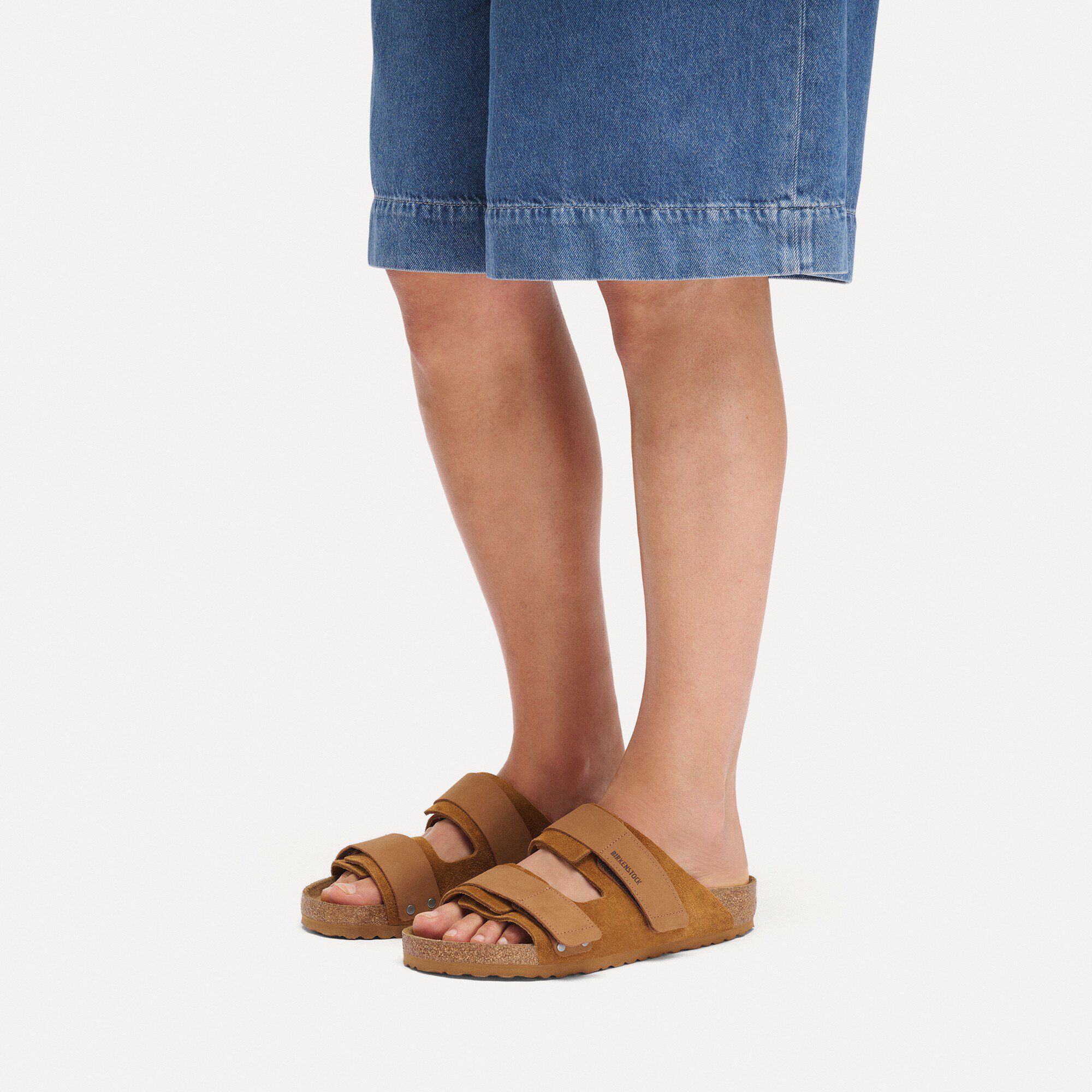 Uji Nubuck Leather/Suede with a male model