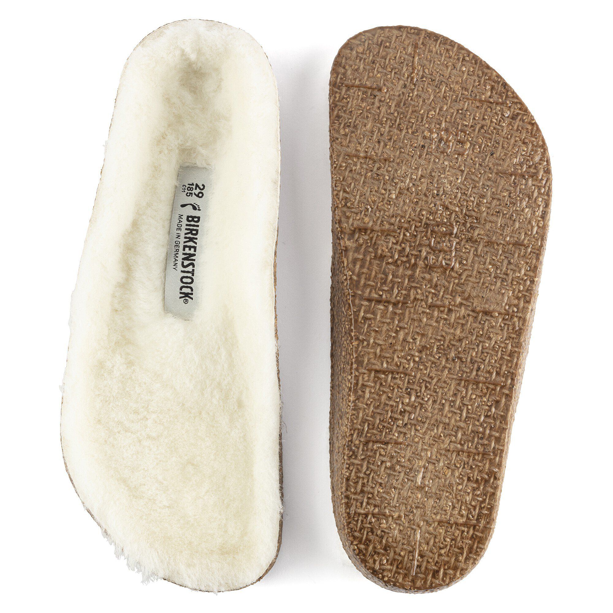 Kids Shearling Footbed Zermatt  Close-up view showing material detail