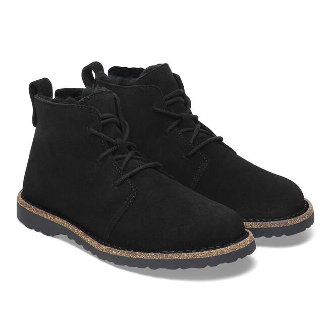 Uppsala Mid Shearling Suede Leather