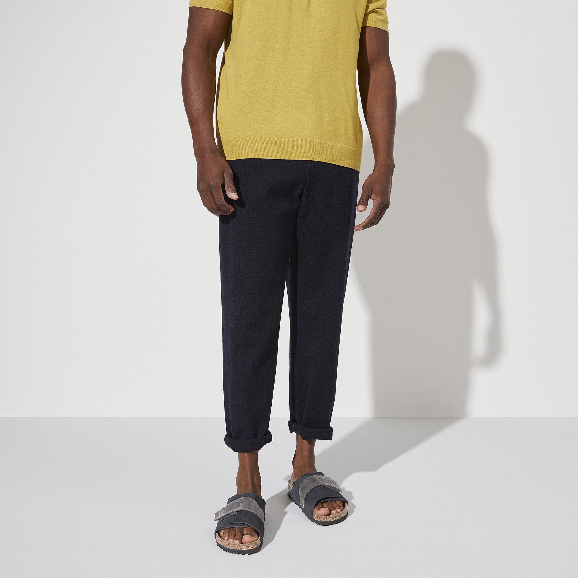   Close-up with a male model