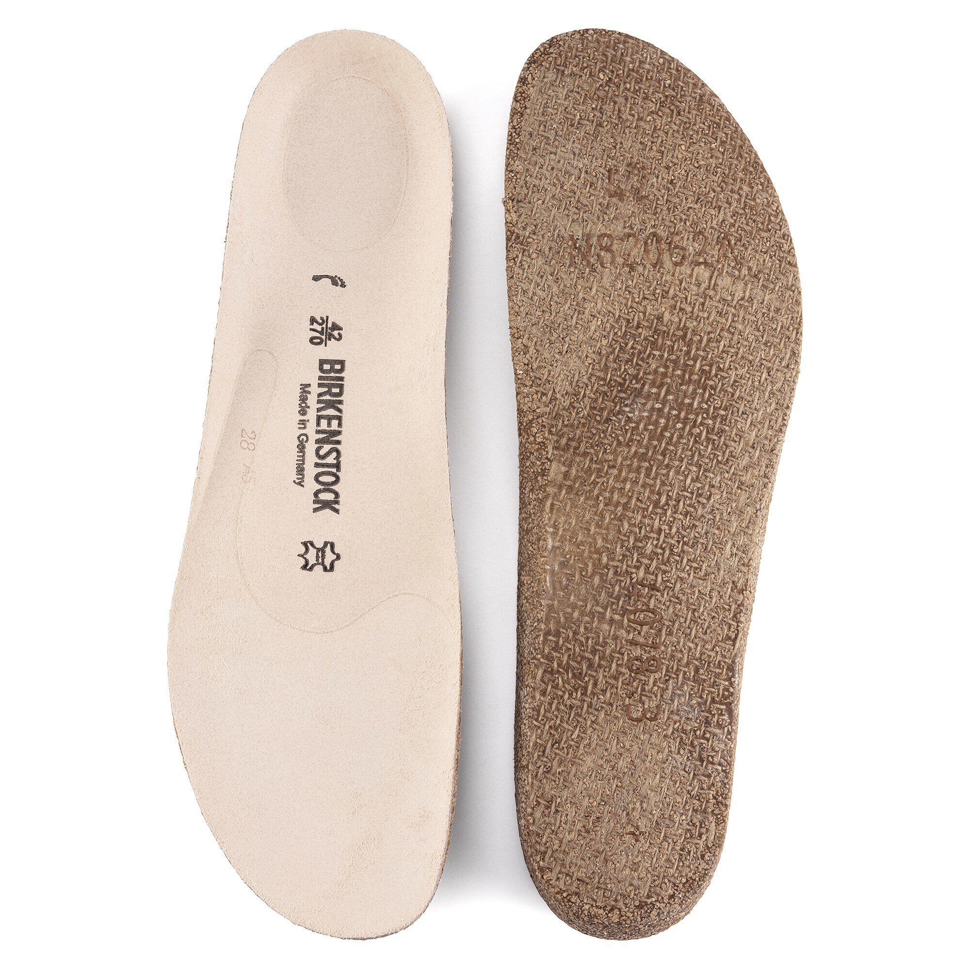 Ersatzfu&szlig;bett  Close-up view showing material detail