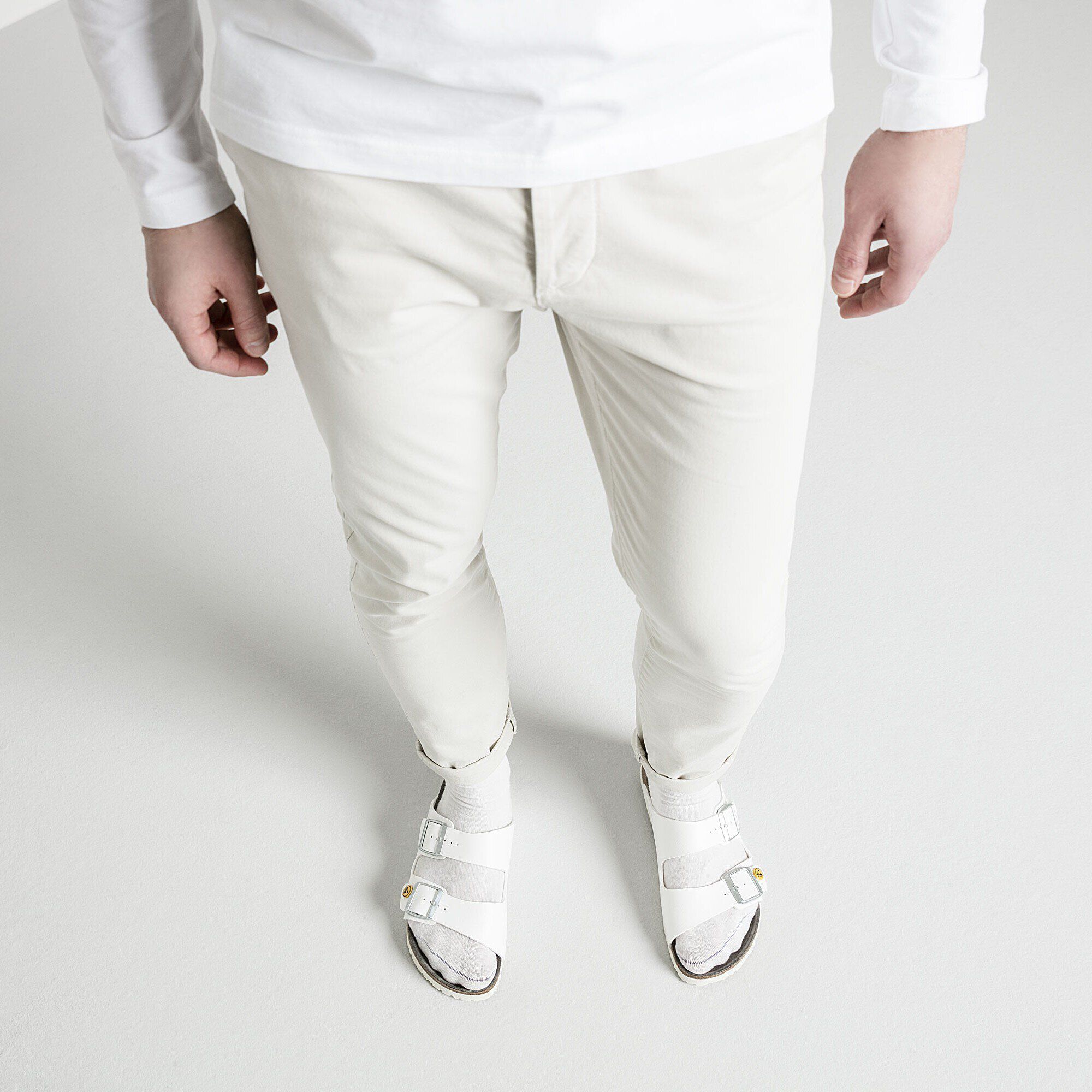   Close-up with a male model