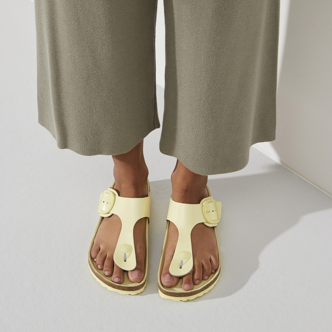 Gizeh Big Buckle Natural Leather Patent