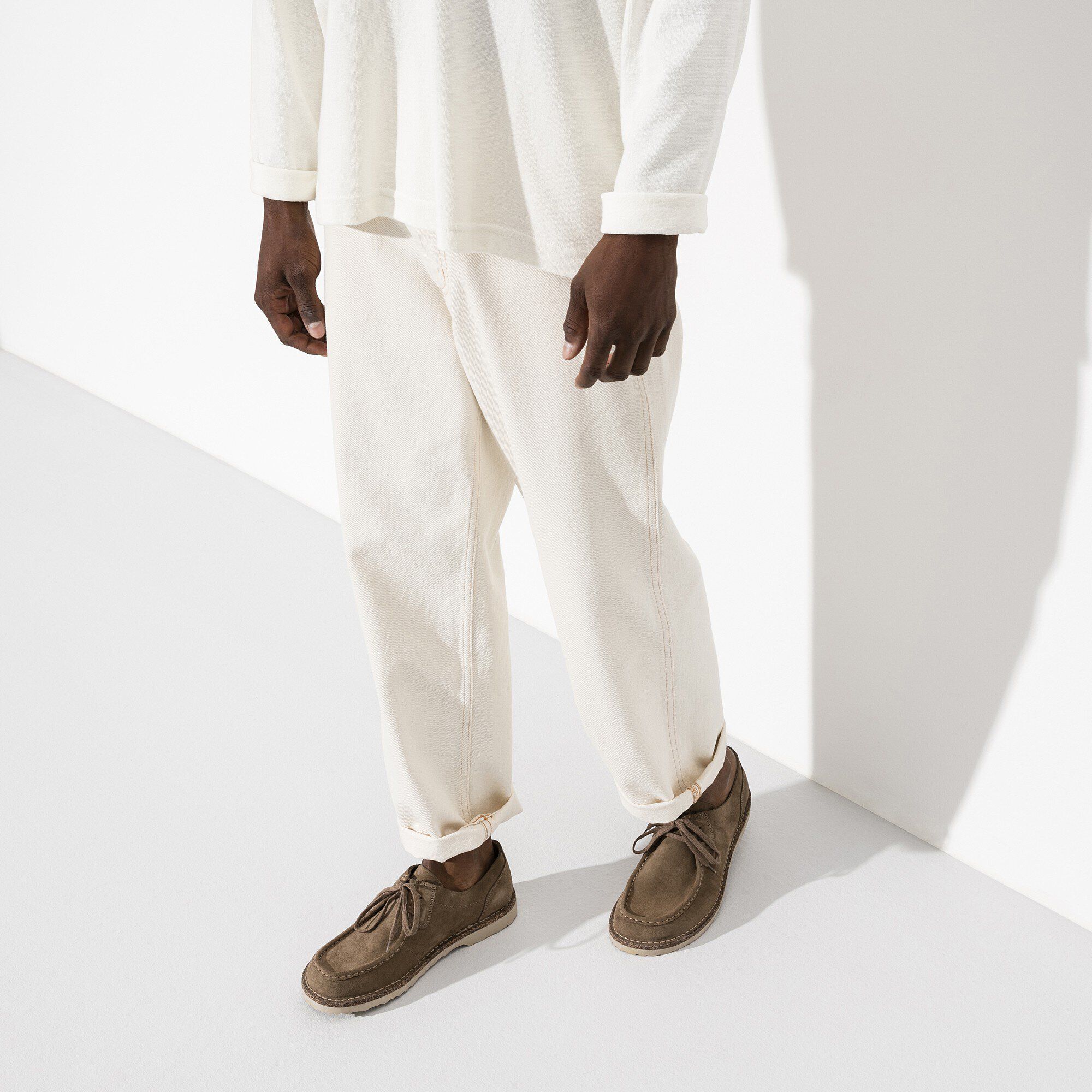   Close-up with a male model