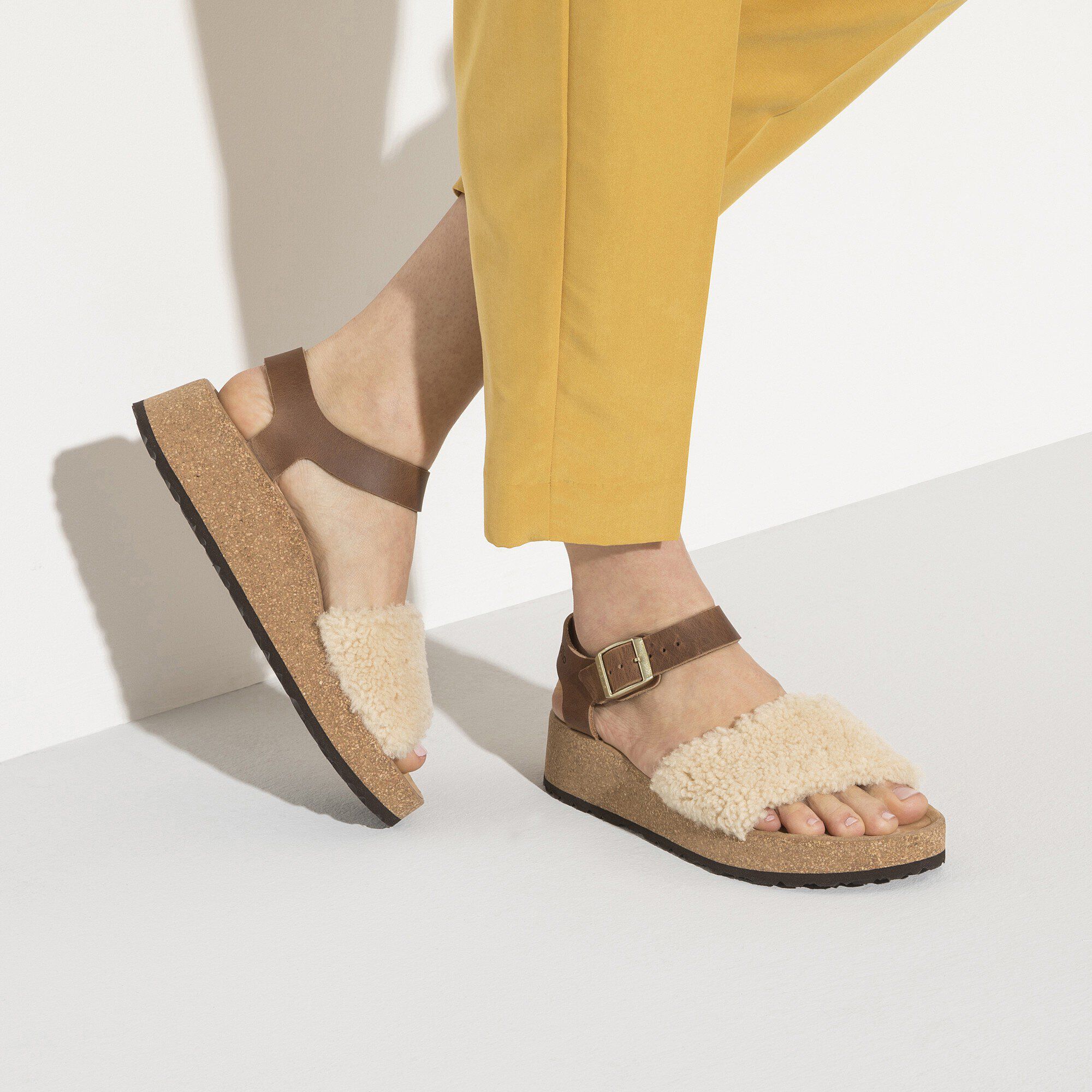 غليندا جلد طبيعي/شيرلينغ