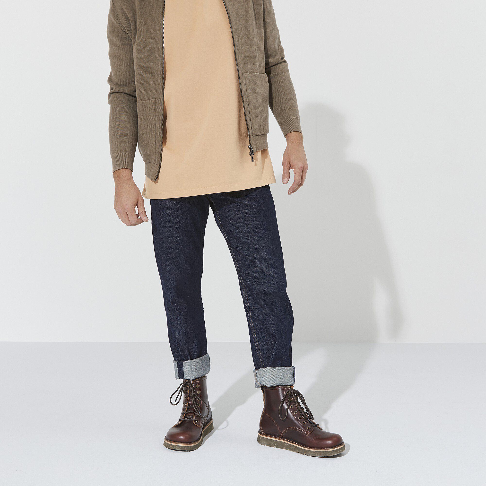 Birmingham Lace Herren Naturleder Ge&ouml;lt