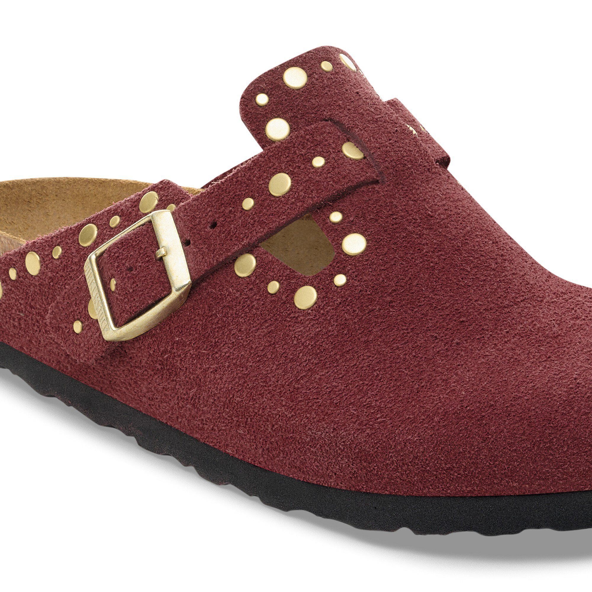 Boston Rivets Suede Leather