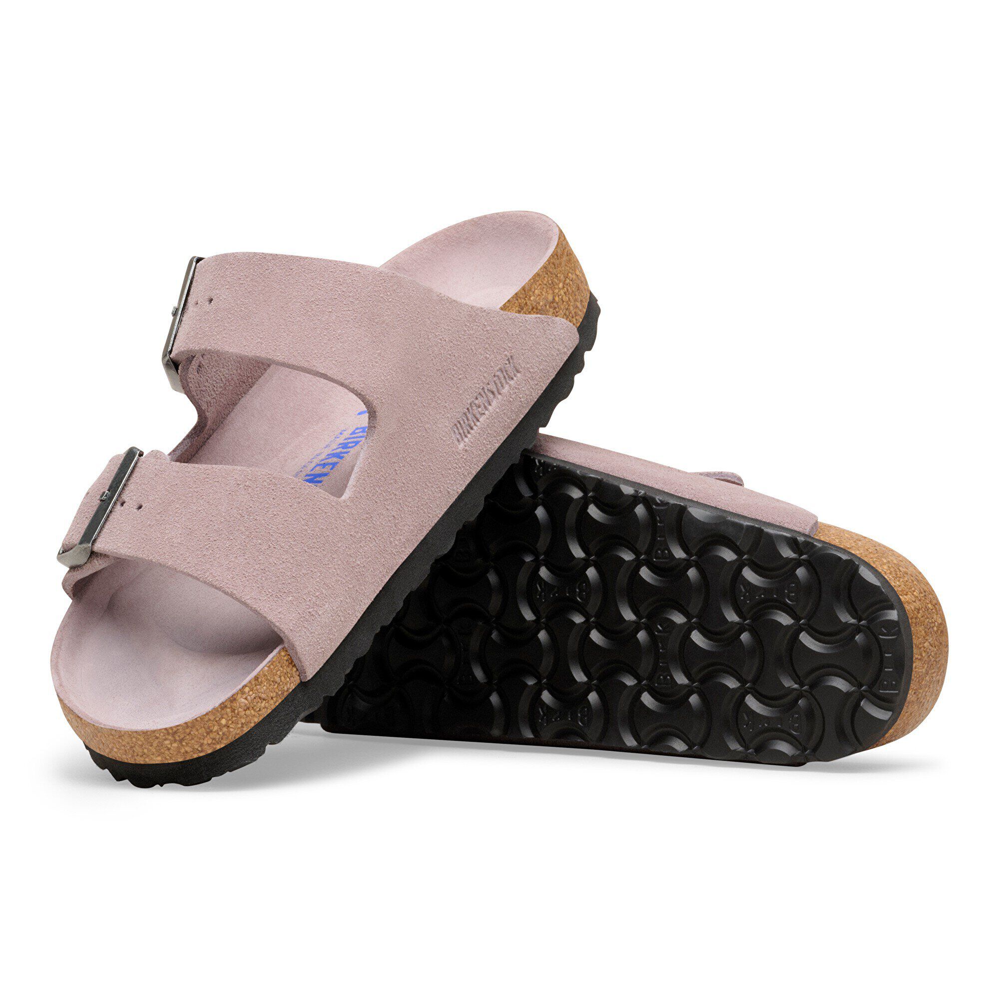 Arizona Soft Footbed Suede Leather with outer sole details