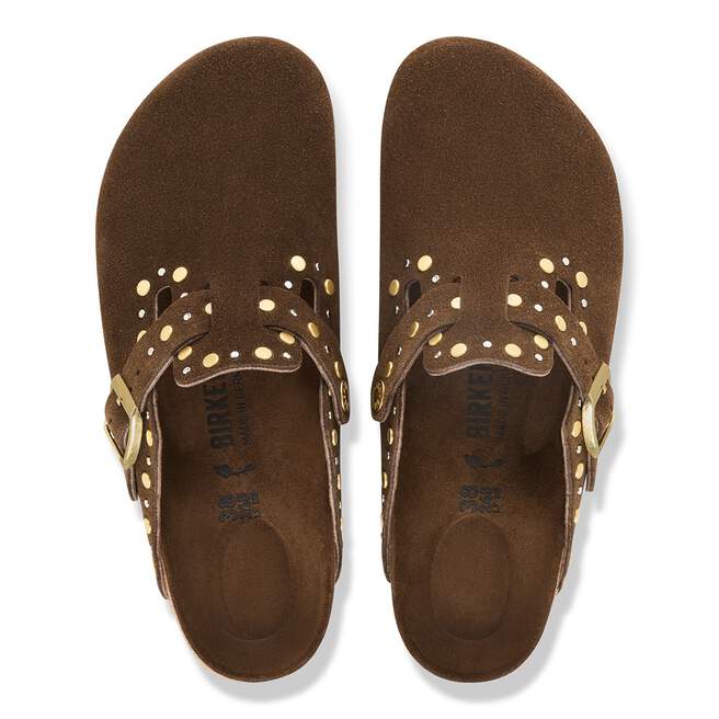 Boston Rivet Red Boston Rivets Suède in Carafe Tonal FB | BIRKENSTOCK Nederland