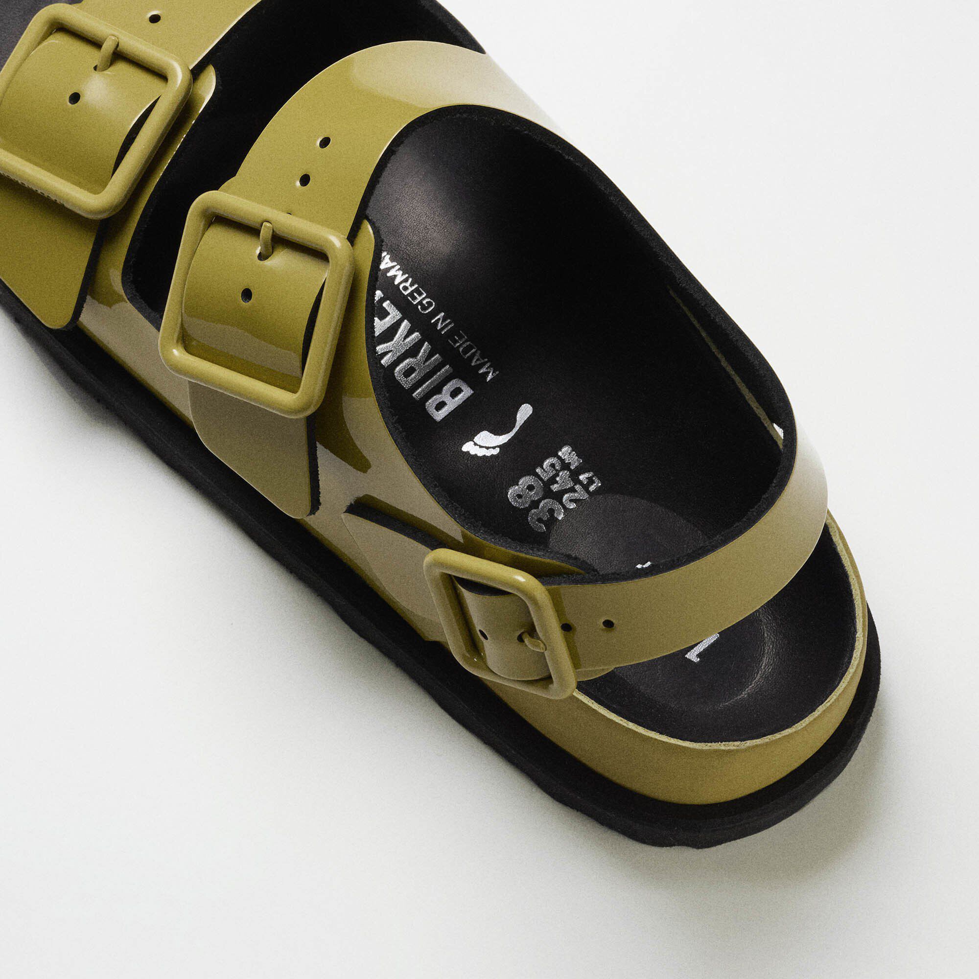 1774 Milano Leather Envernizado Couro Com relevo