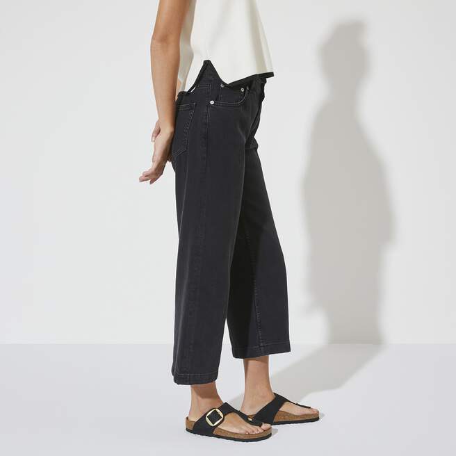 Gizeh Big Buckle Cuir nubuck