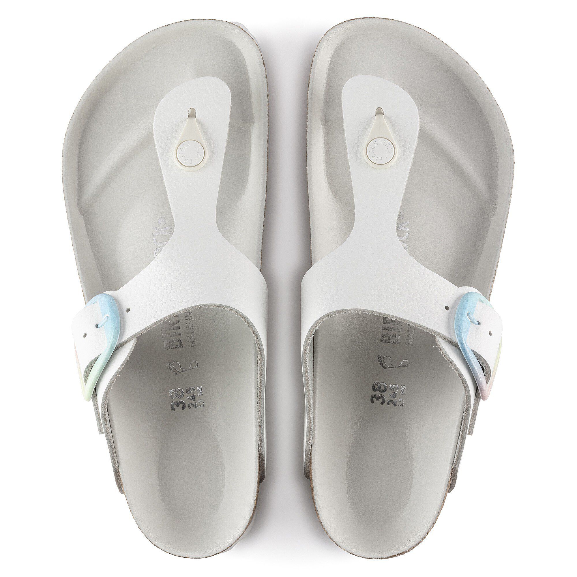 Gizeh Big Buckle Natural Leather