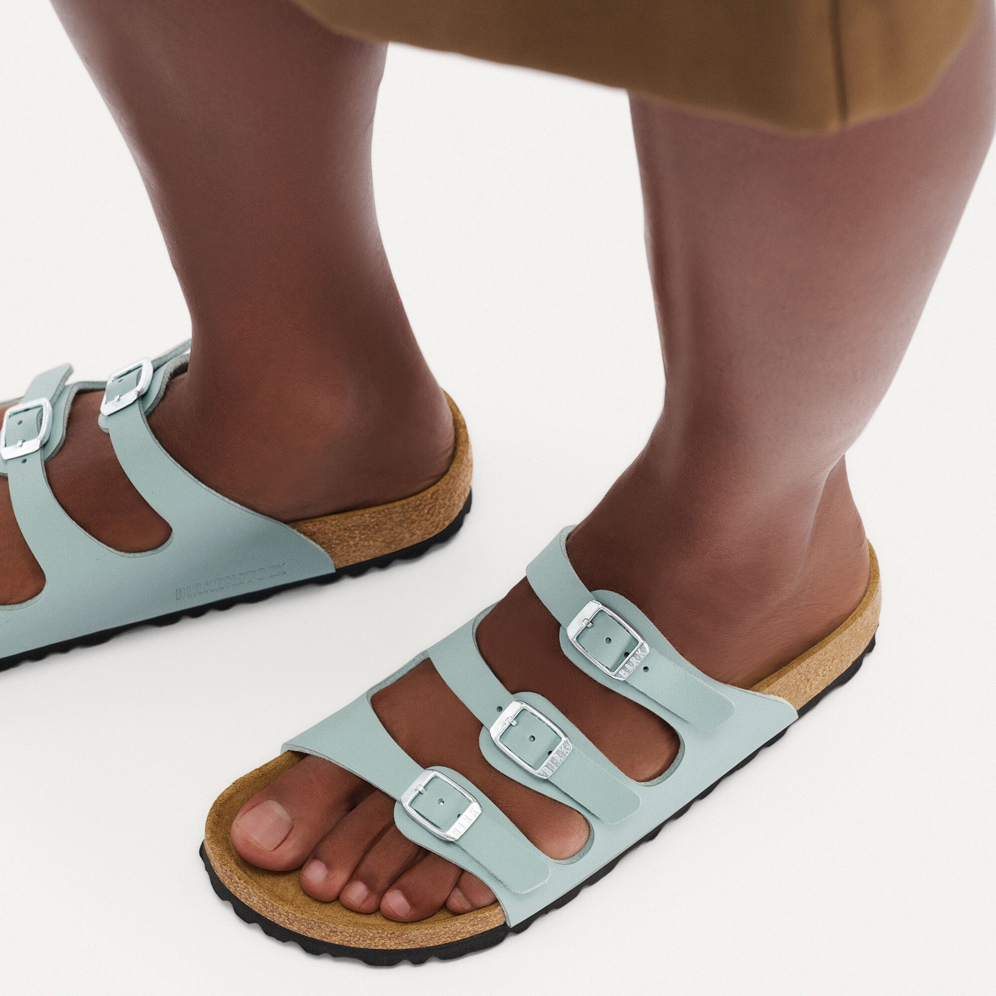 Florida Birko-Flor Close-up with a female model