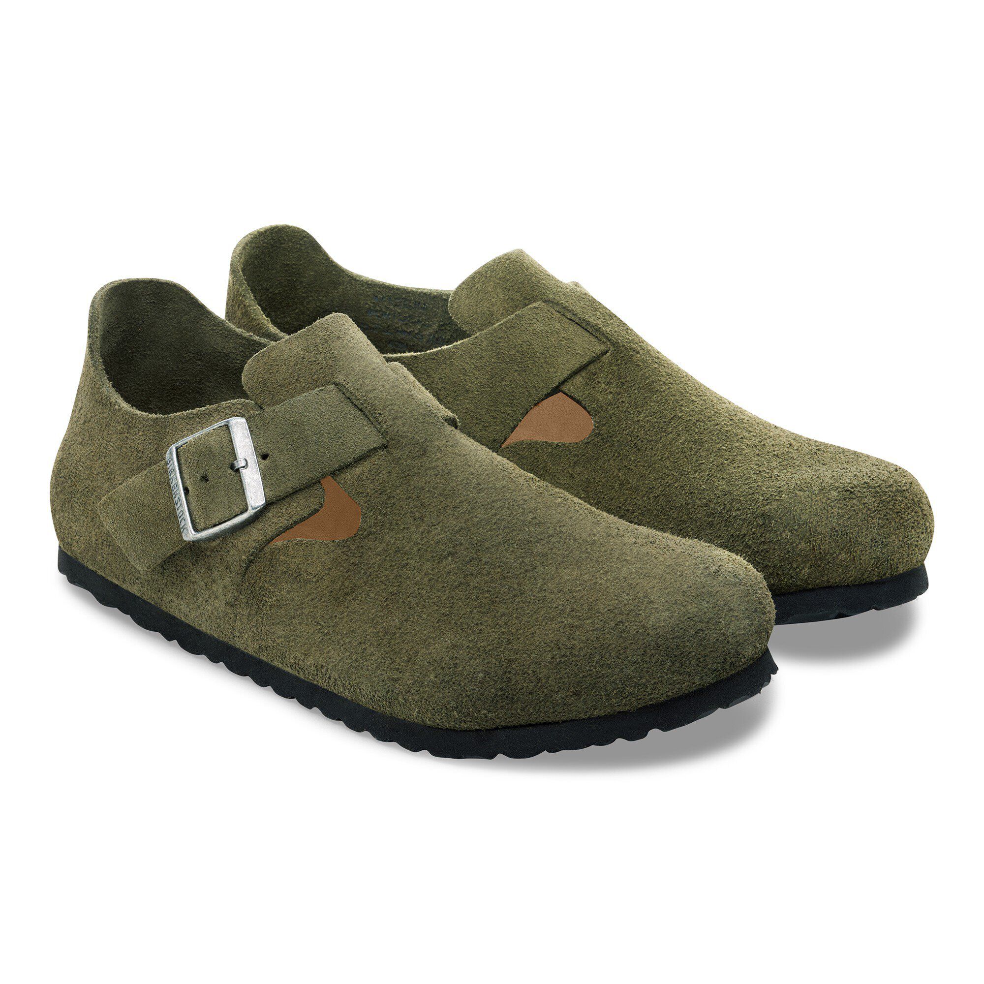 London Suede Leather in Color Thyme | BIRKENSTOCK Finland
