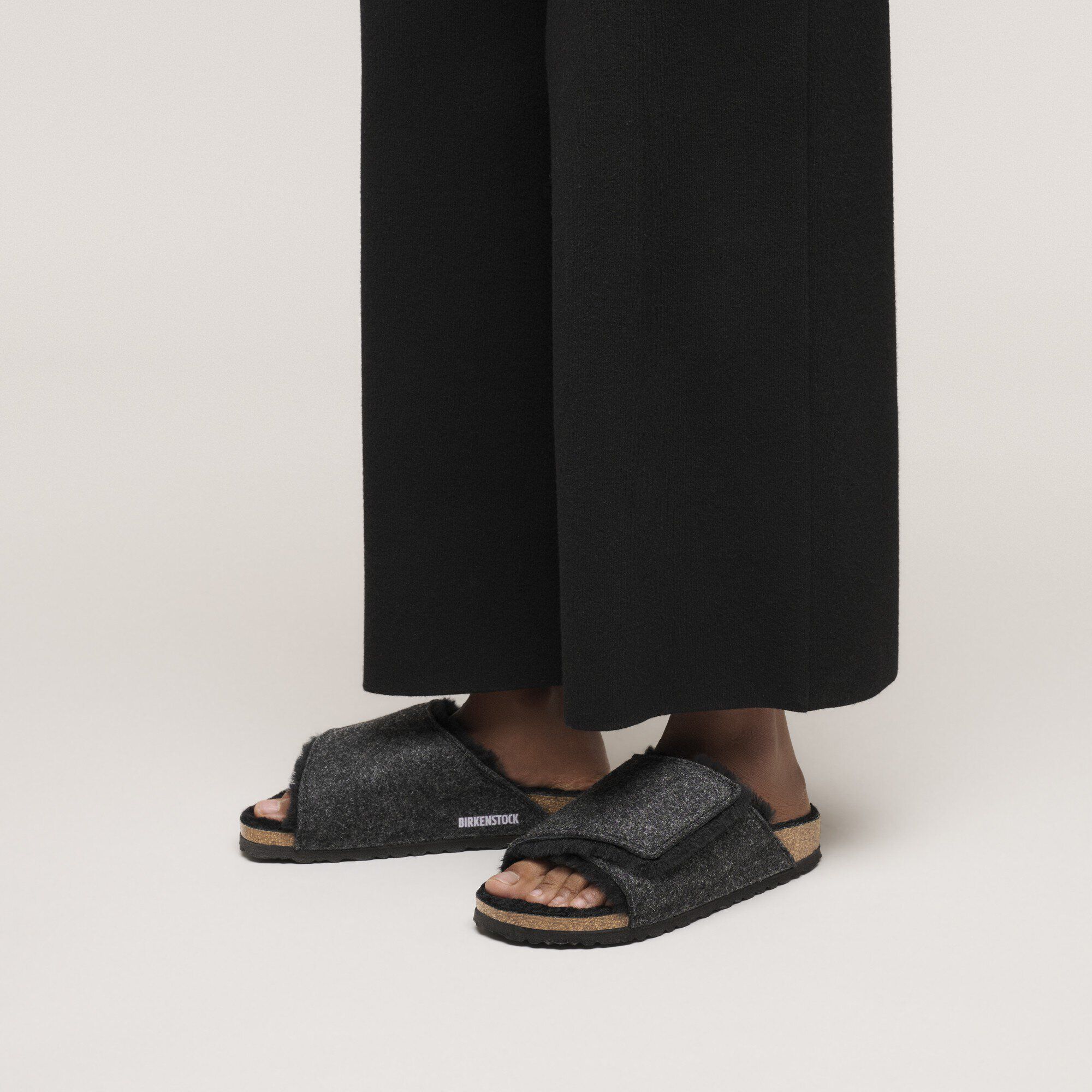 Solana Shearling Feutre de laine