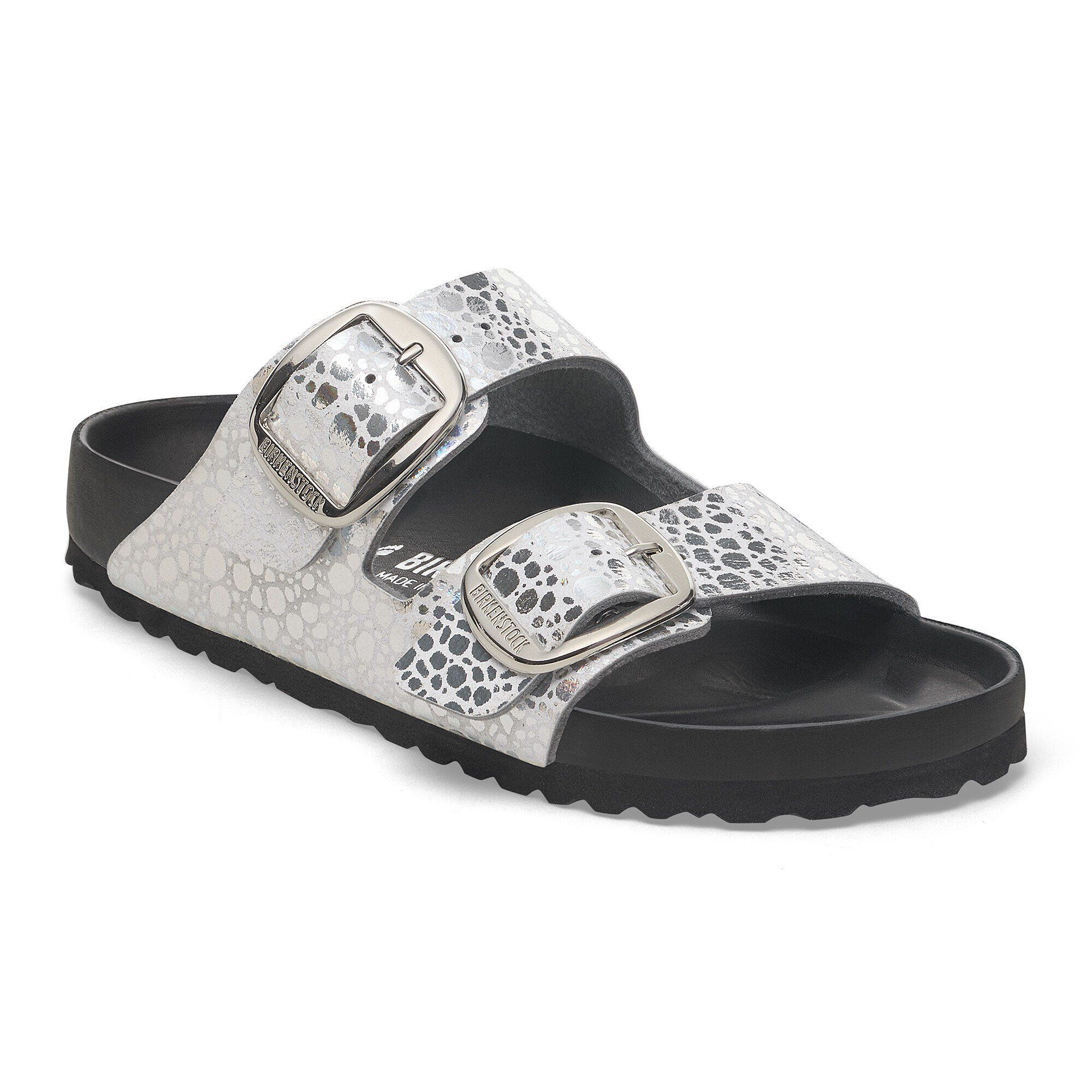Arizona Big Buckle Synthetik in Color Metallic Stones Silver
