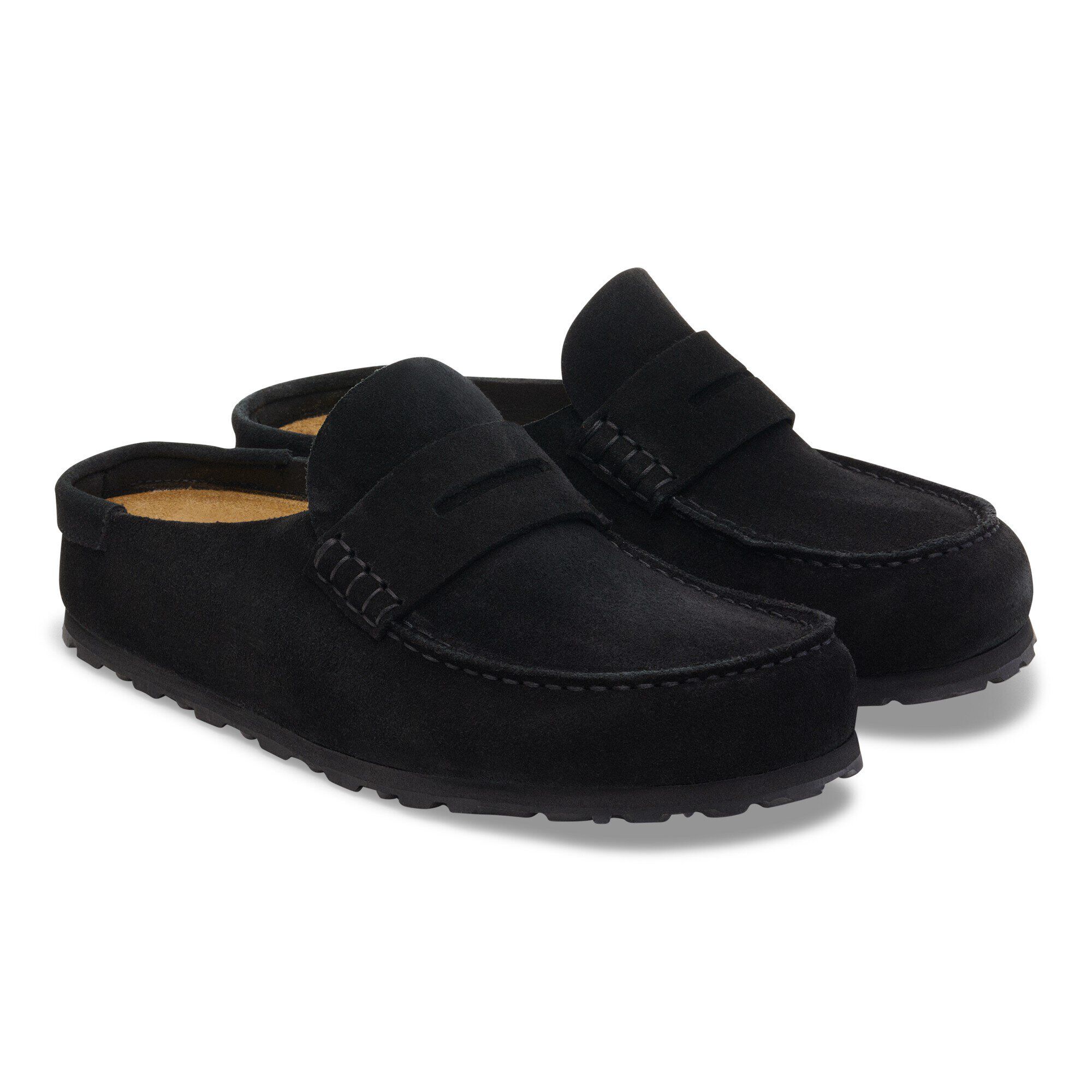 Naples Wrapped Suede Leather in Color Black | BIRKENSTOCK Oman