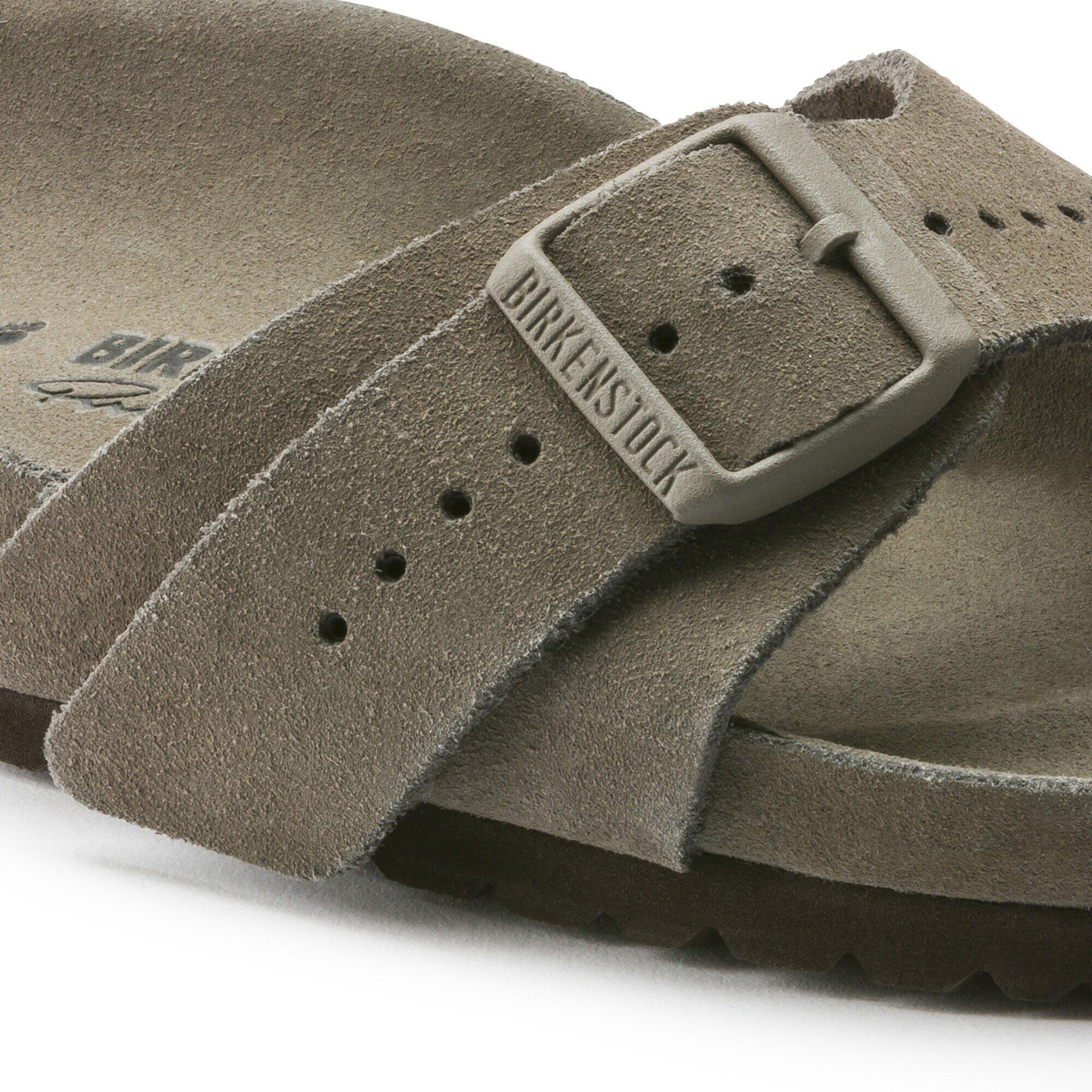 Madrid Suede Leather Close-up view showing material detail